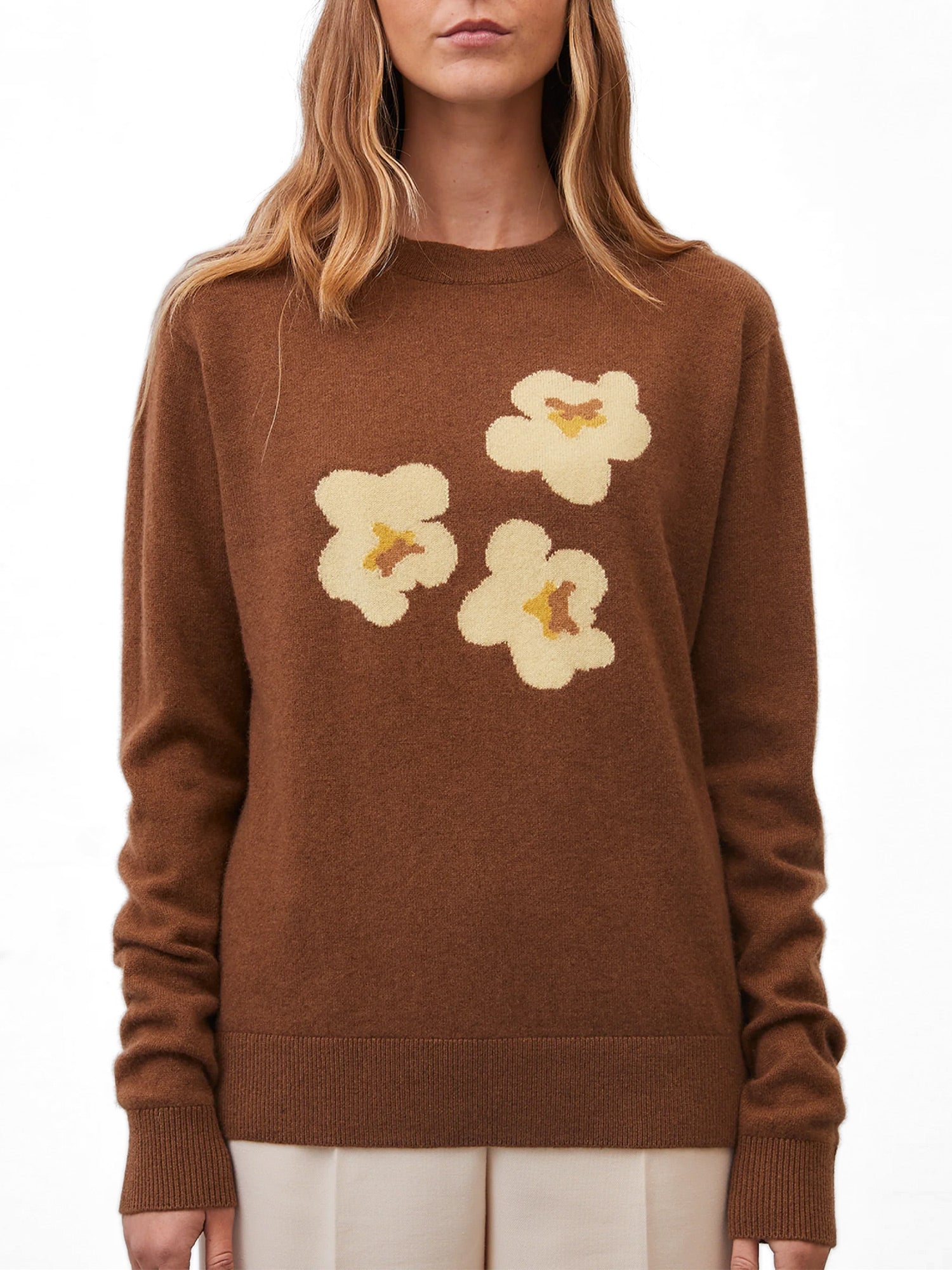 No. 43 Popcorn Cashmere Sweater
