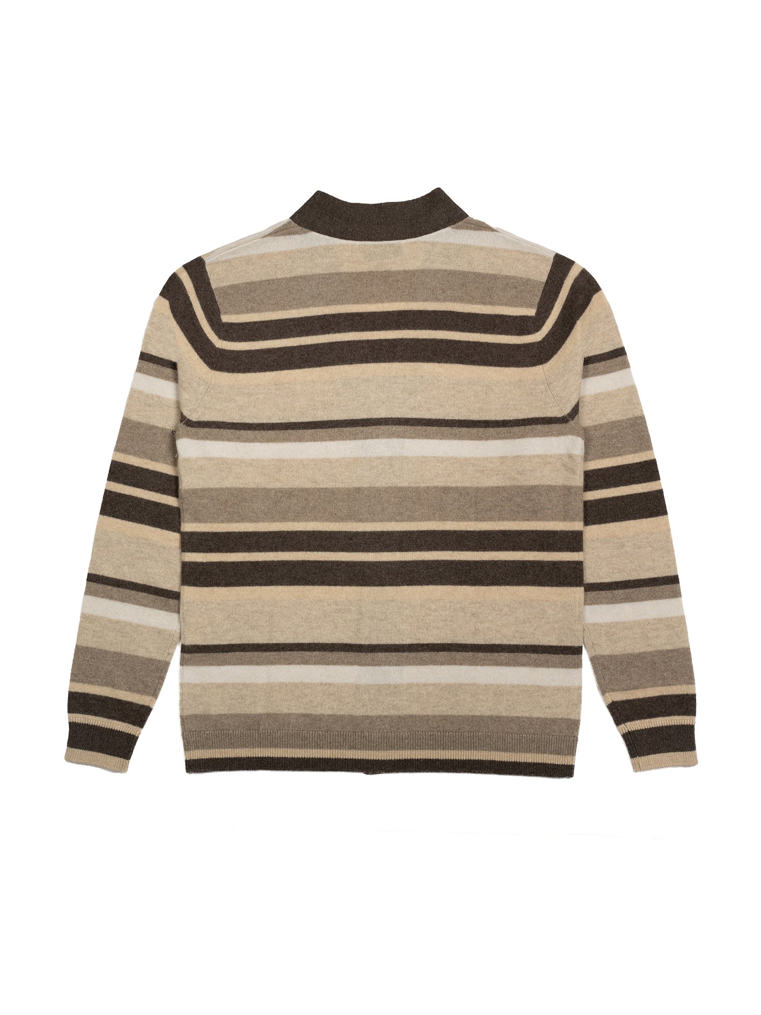 No. 79 Striped Cashmere Cardigan
