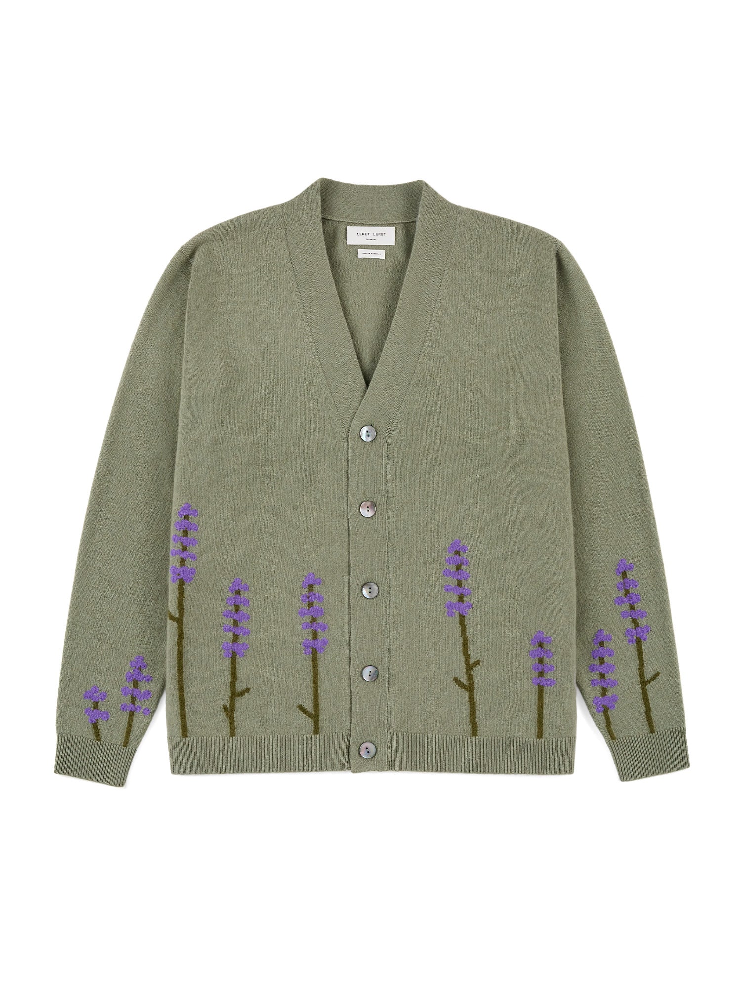 No. 88 Floral Cashmere Cardigan