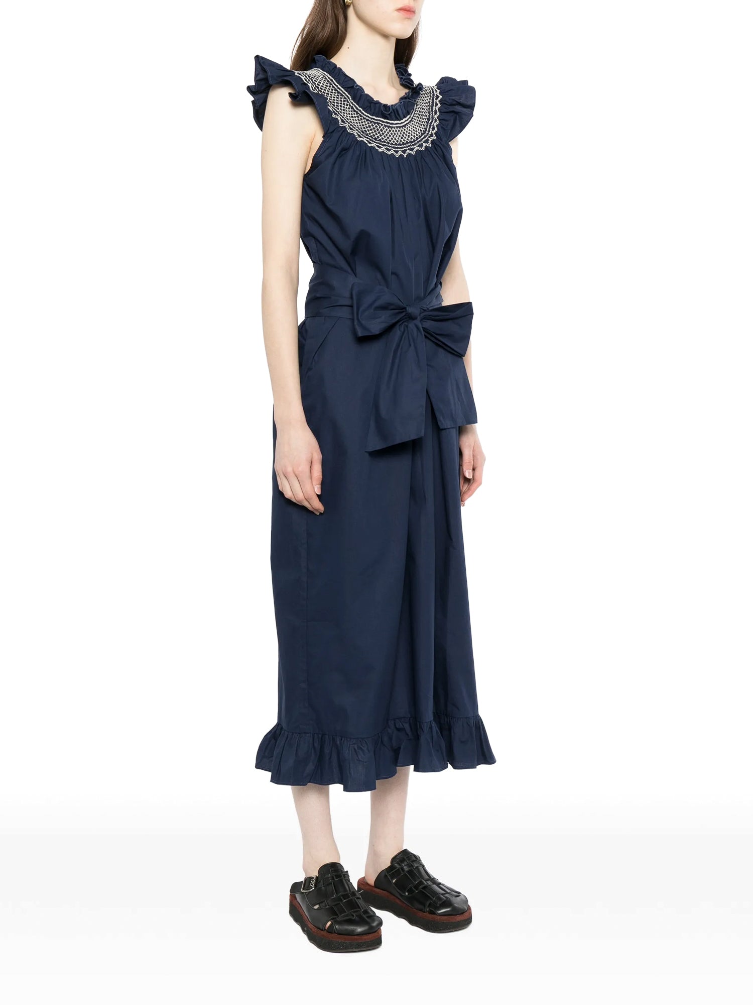 Delfina Cotton Midi Dress