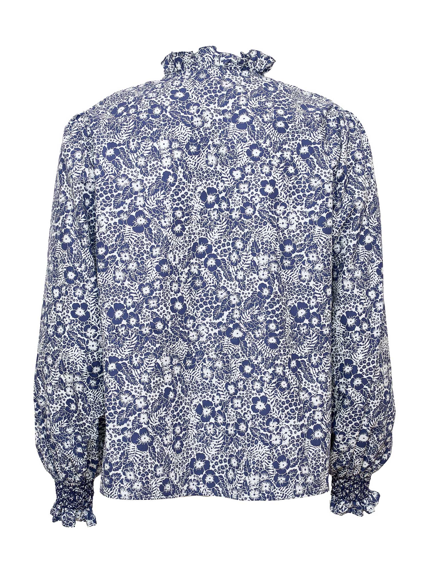 Milvia Smocked Cotton Blouse