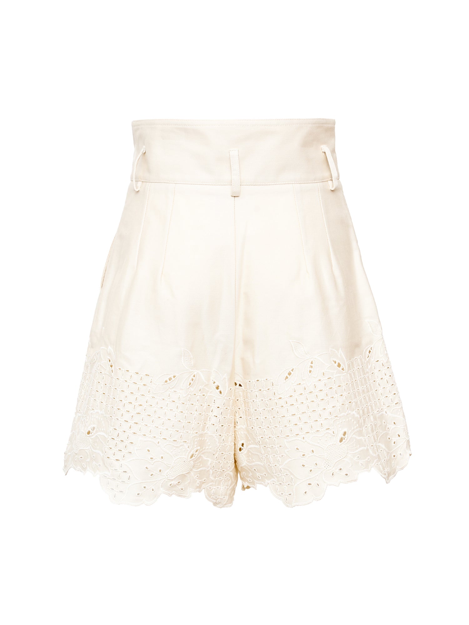 Rocchetta Cotton Eyelet Shorts