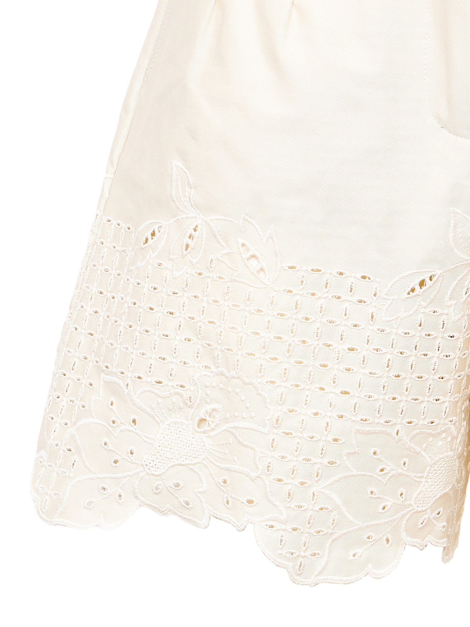 Rocchetta Cotton Eyelet Shorts