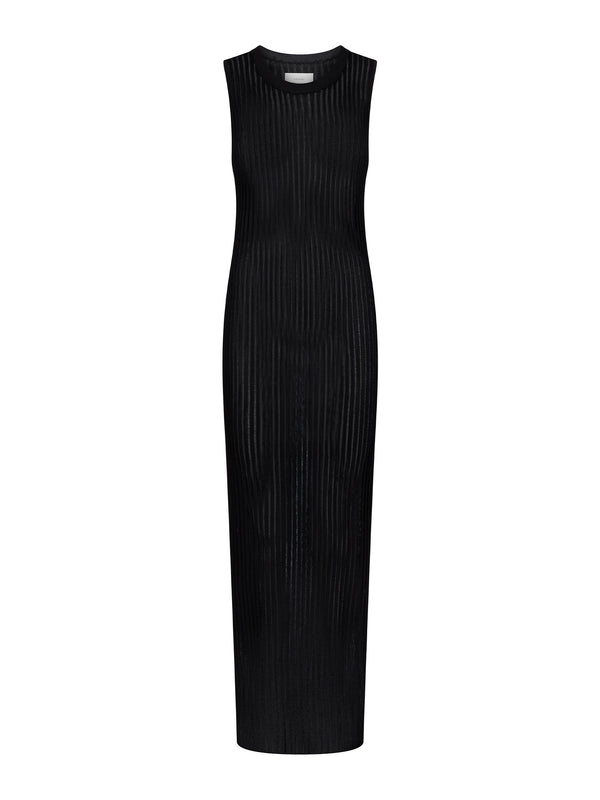 Icaria Semi-Sheer Midi Dress