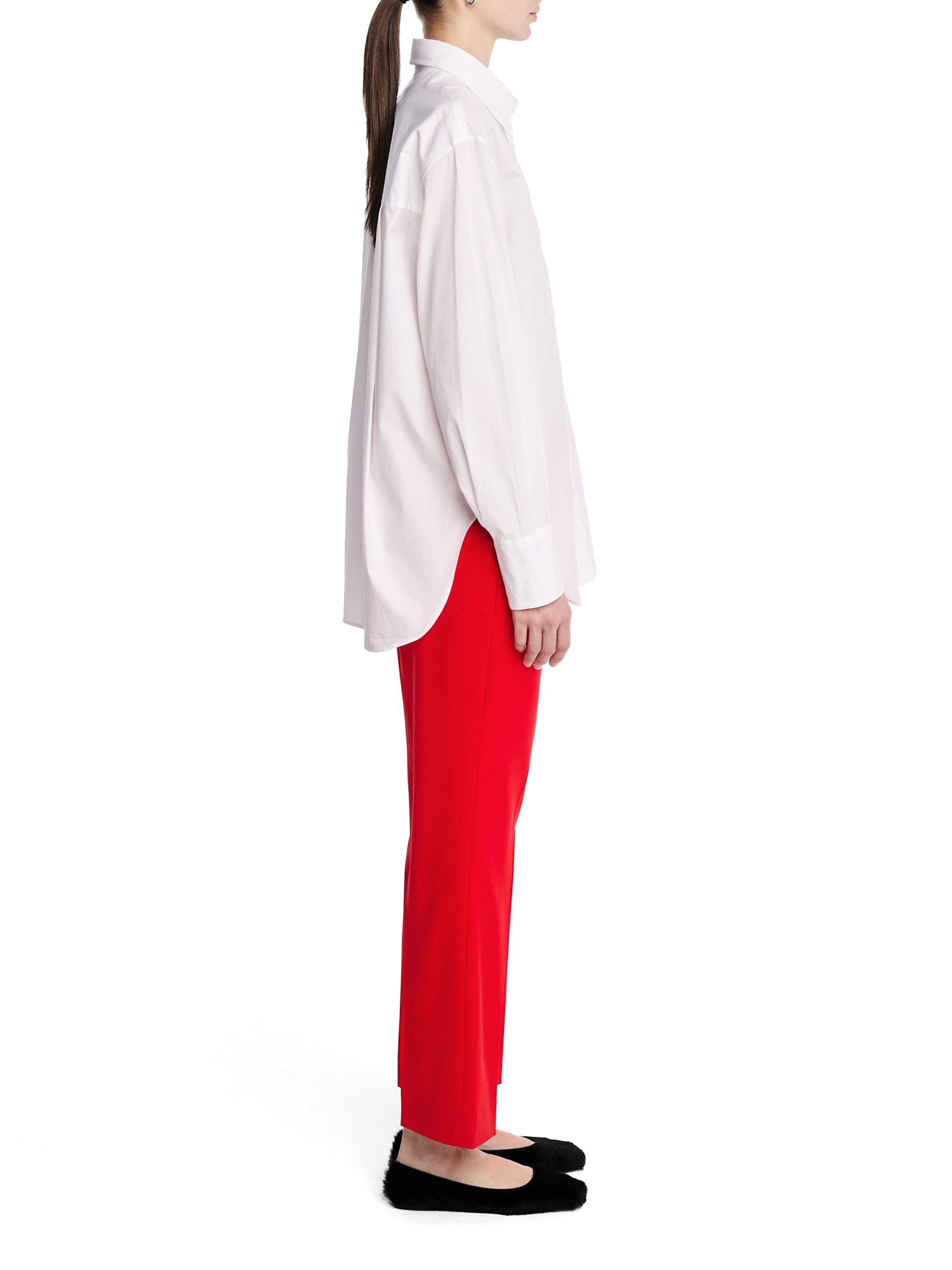 High Waisted Crop Trousers