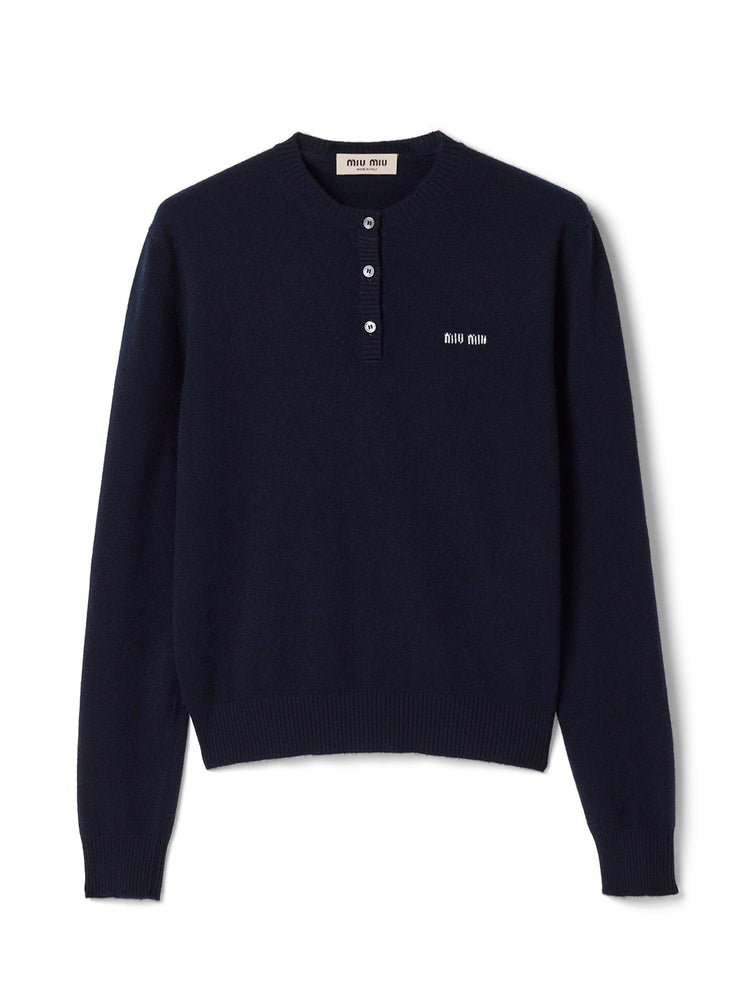 Miu Miu | Cashmere Henley Sweater – Kirna Zabête