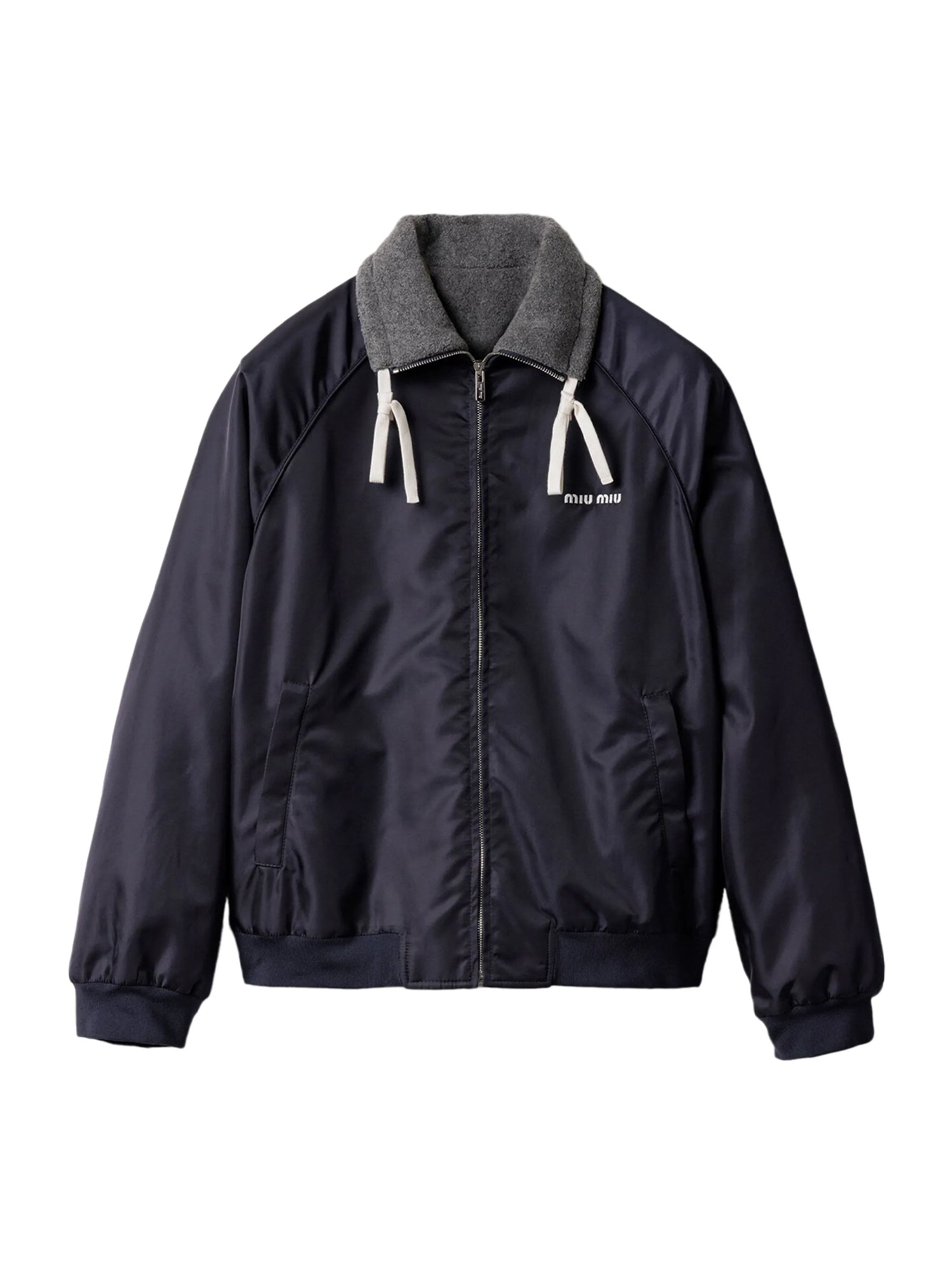 Technical Gazar And Fleece Bomber Jacket