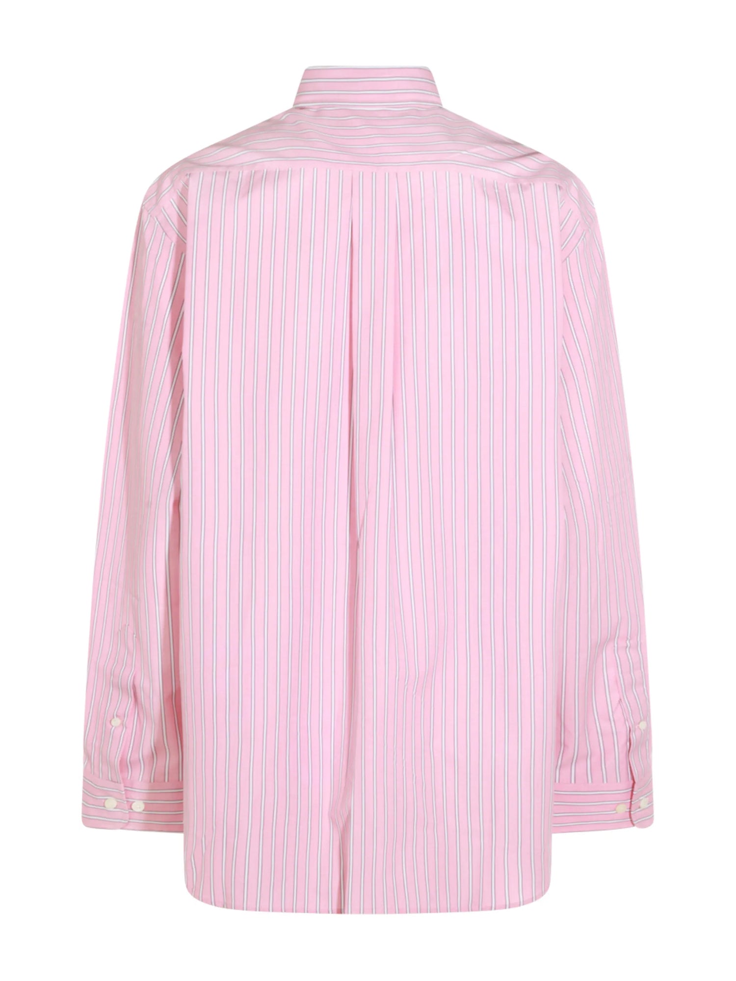 Oversized Striped Button Down Shirt