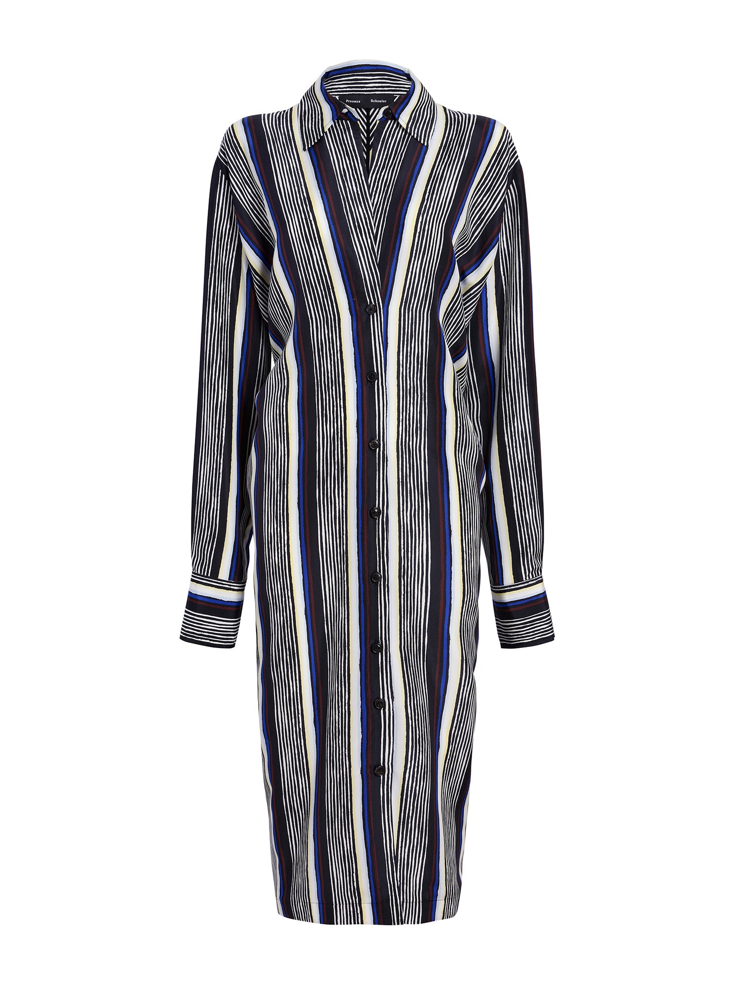 Amira Printed Silk Habotai Shirtdress