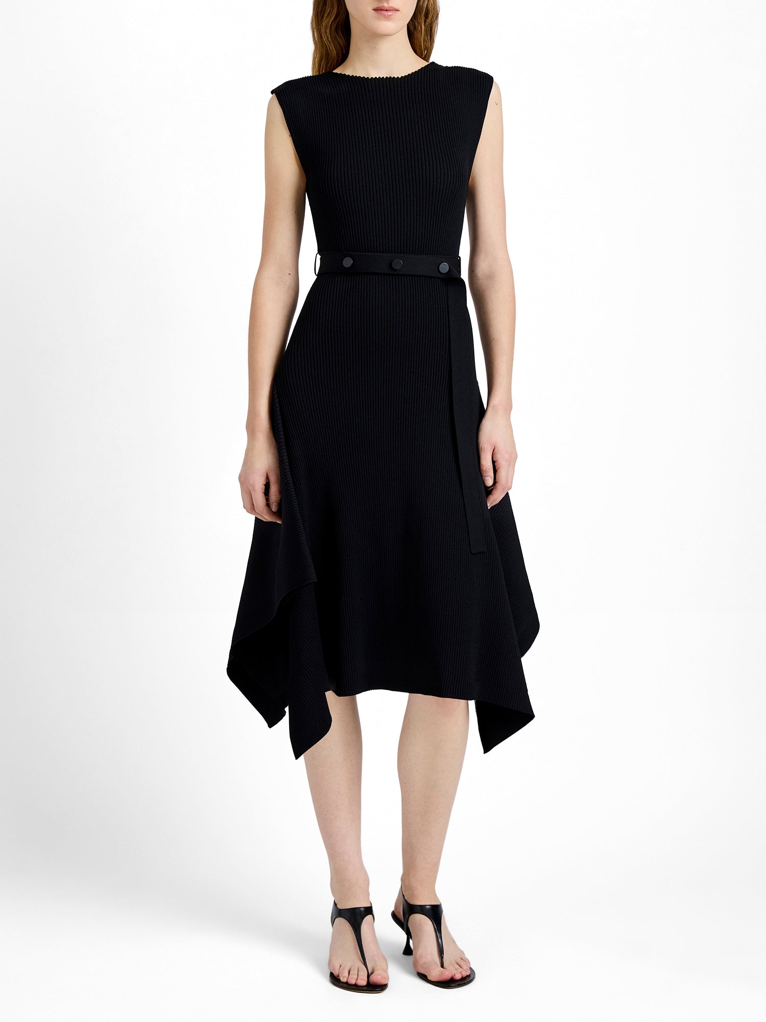 Artemis Rib Knit Midi Dress