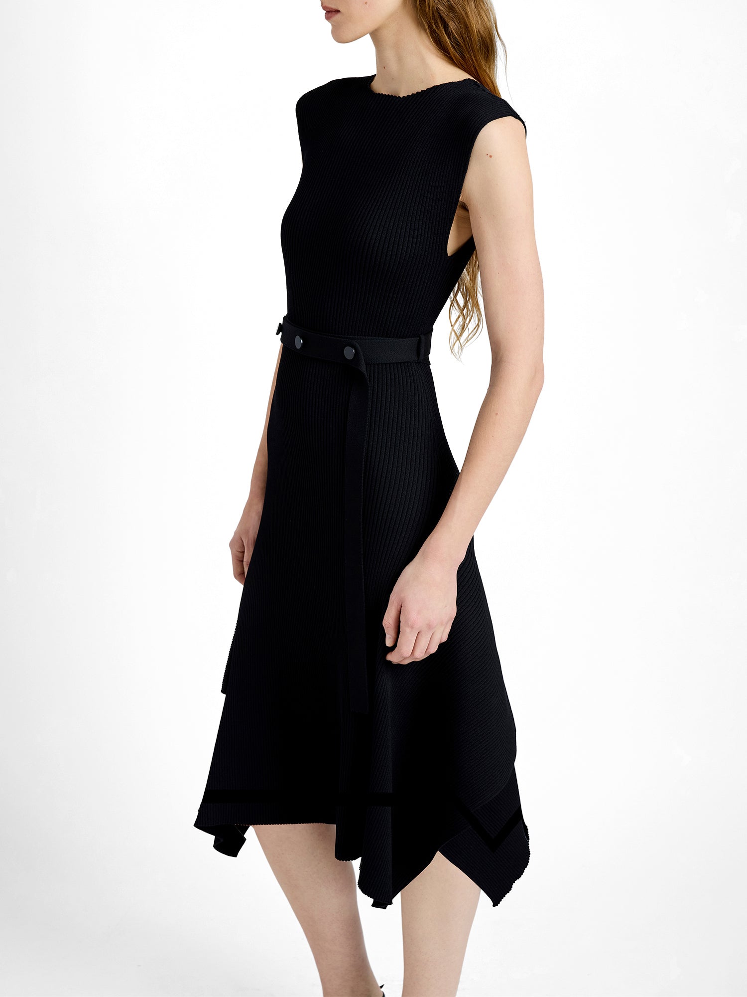 Artemis Rib Knit Midi Dress