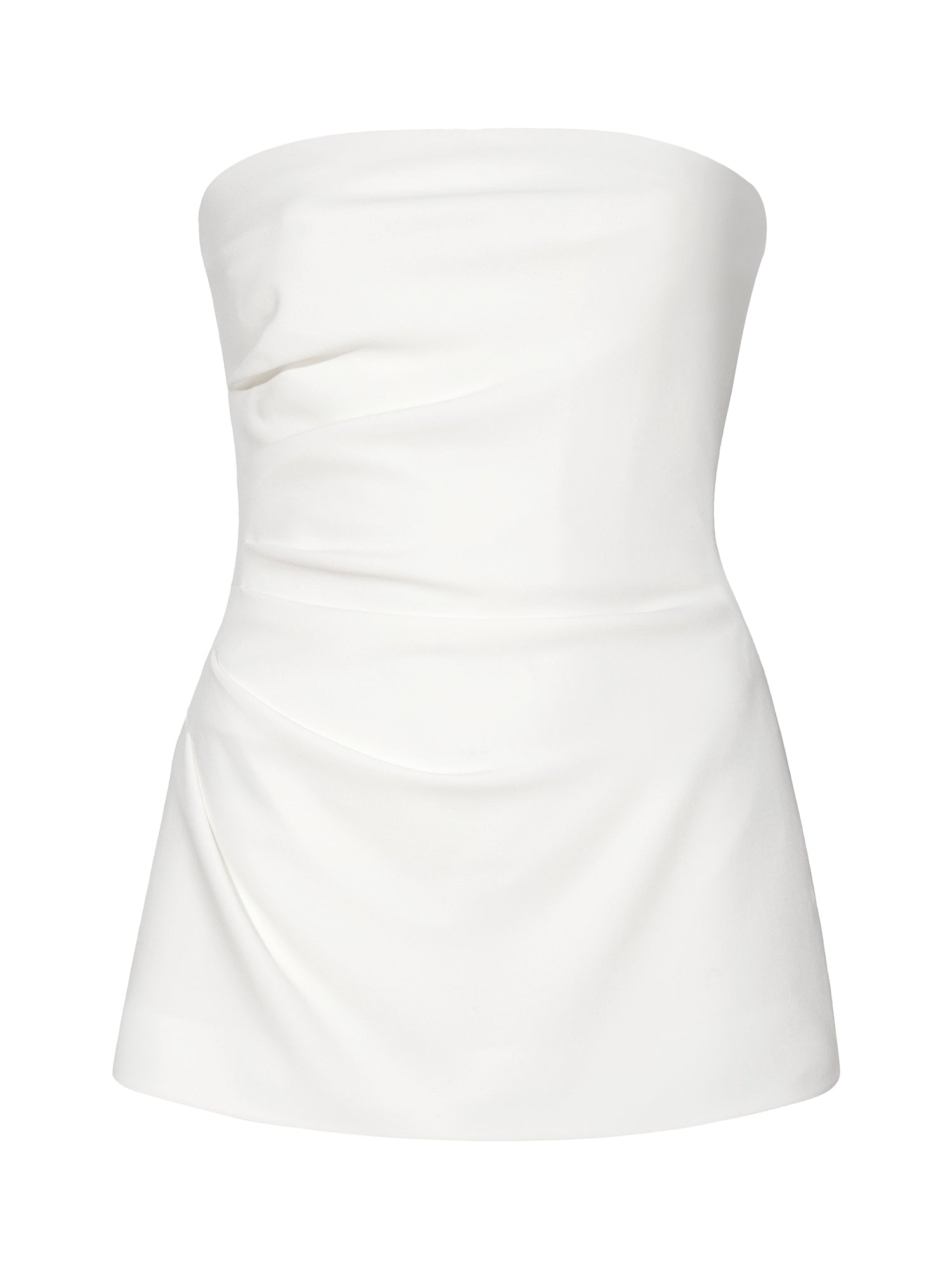 Damea Matte Double Crepe Strapless Top