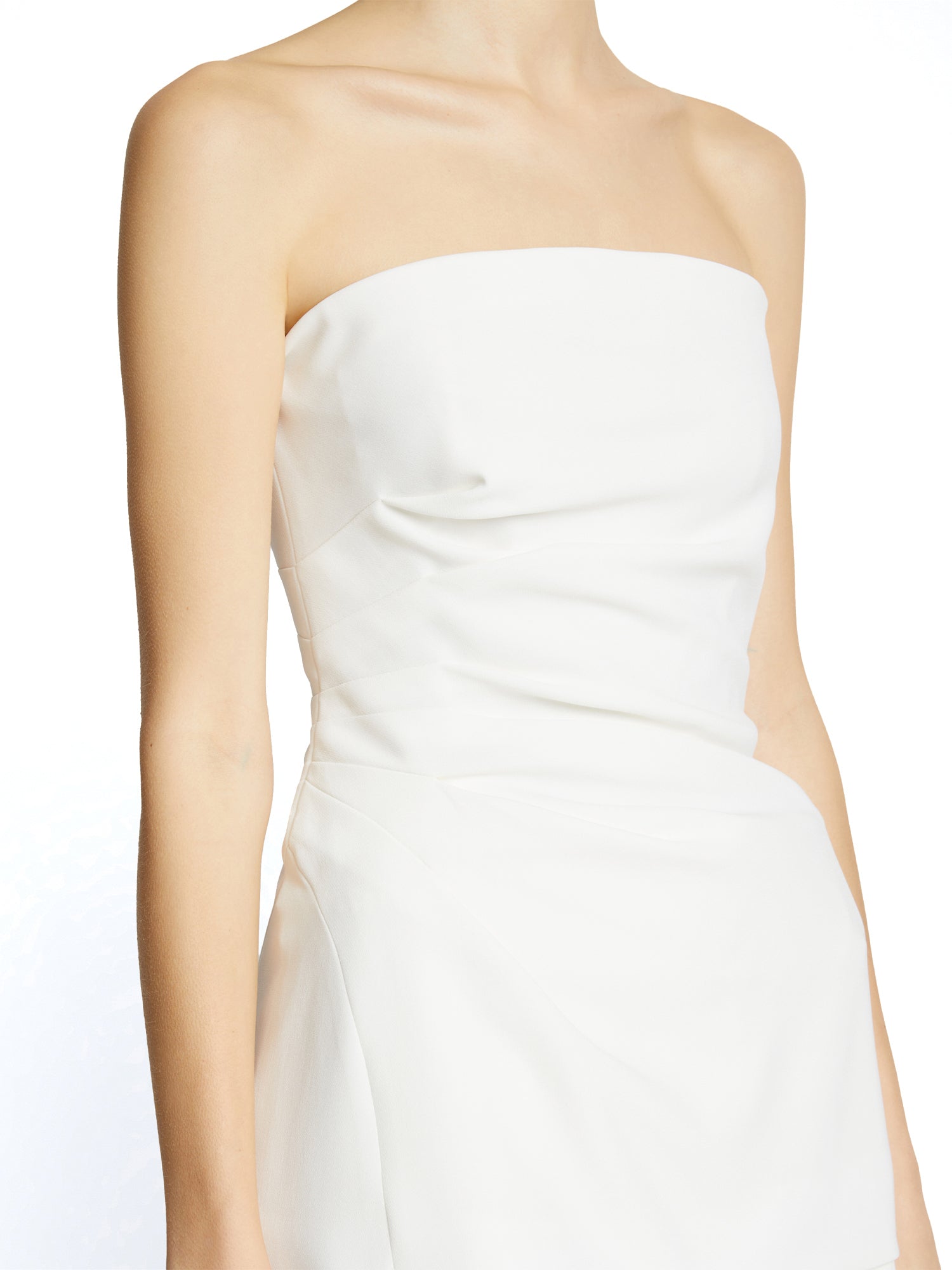 Damea Matte Double Crepe Strapless Top