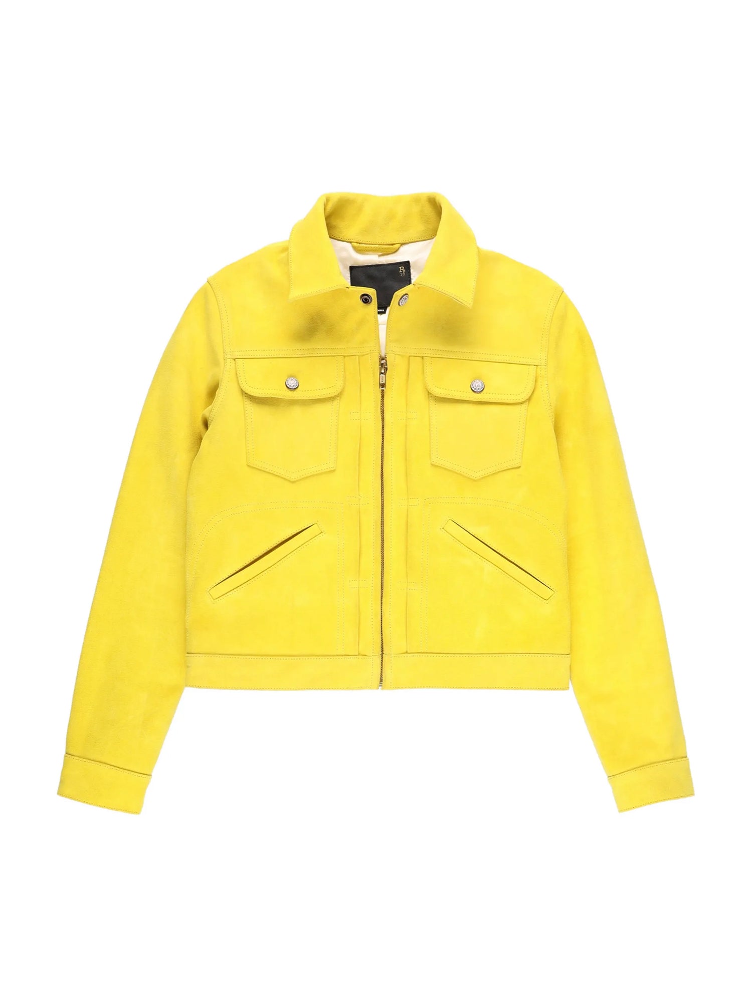 Suede Boxy Trucker Jacket
