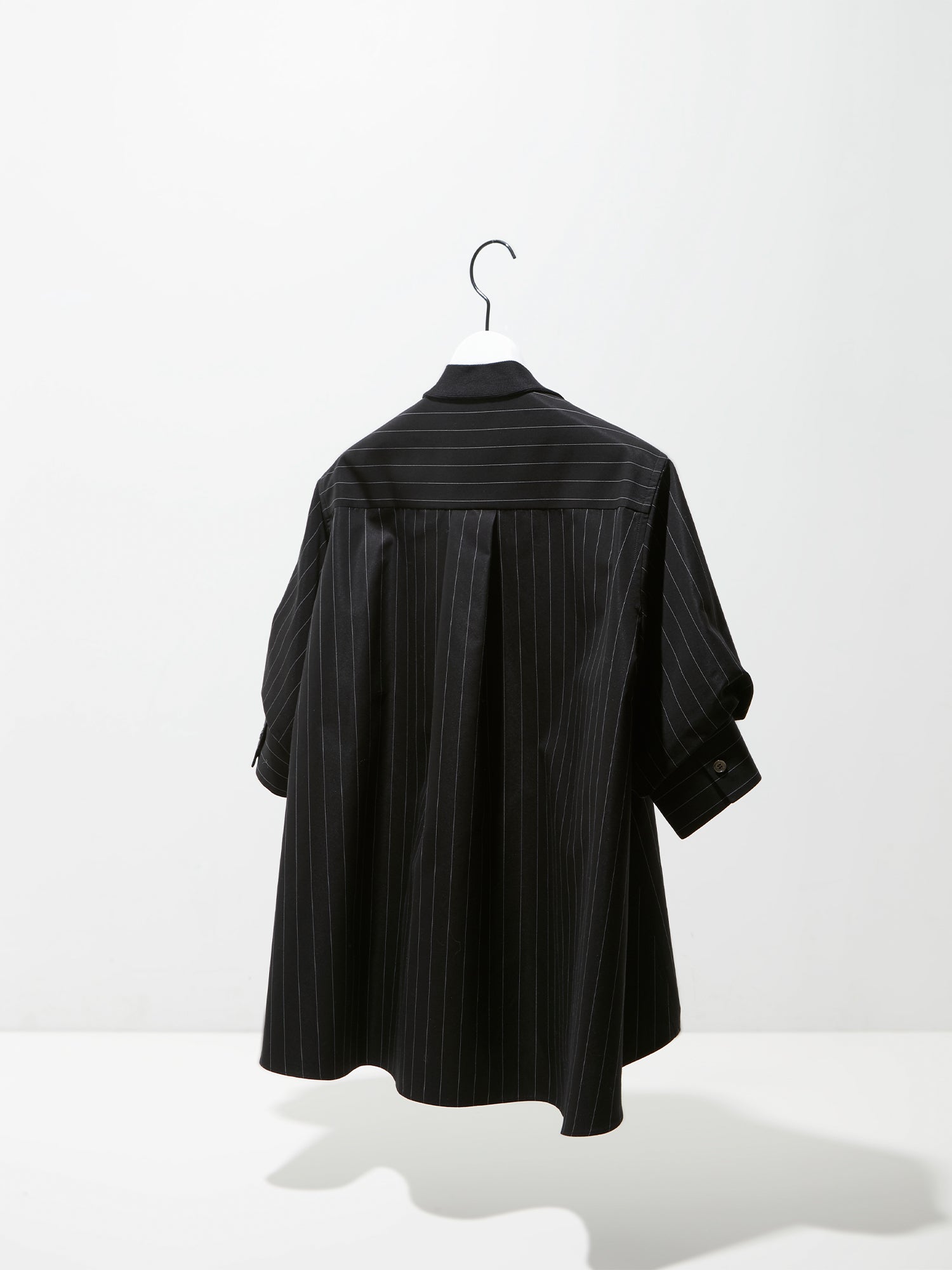 Chalk Stripe x Cotton Knit Cardigan