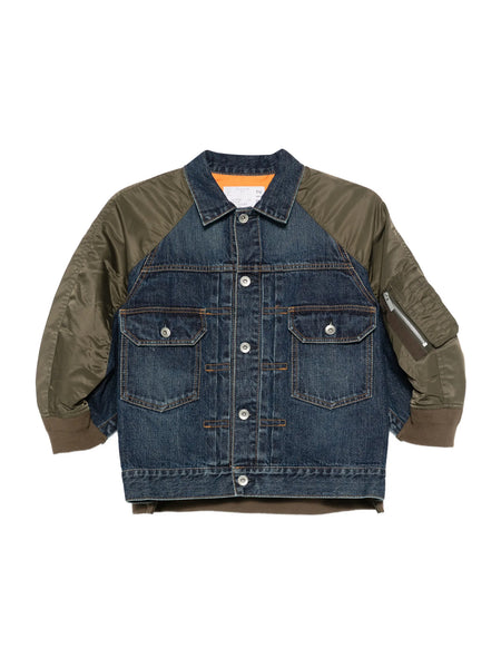 sacai | Denim x Nylon Twill Jacket – Kirna Zabête