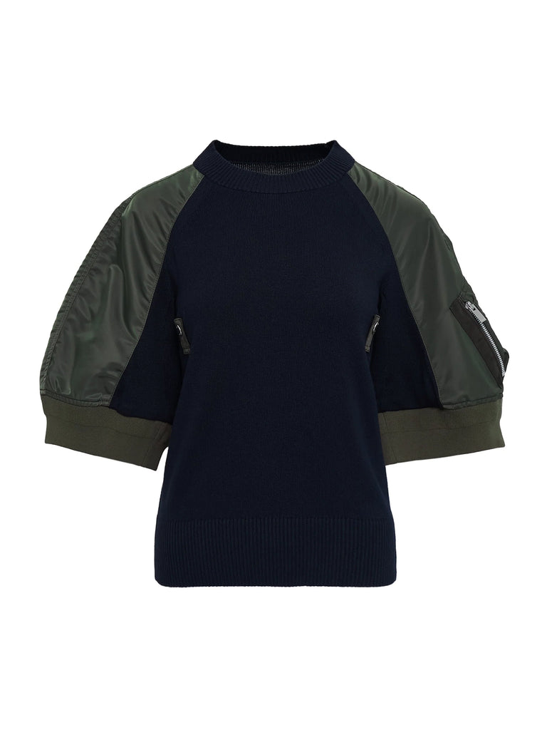 sacai | Nylon Twill x Knit Pullover – Kirna Zabête