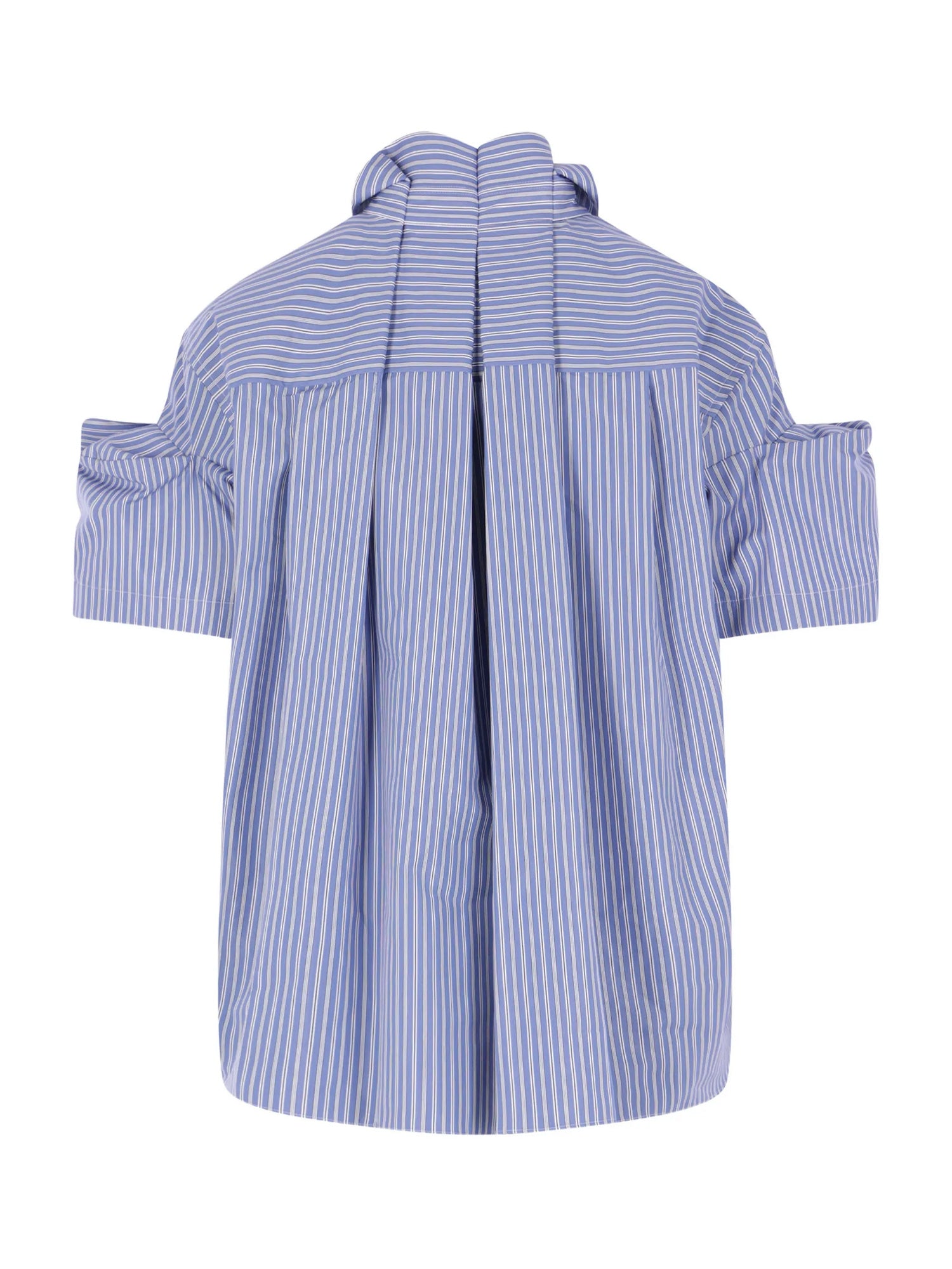Puff-Sleeve Poplin Shirt
