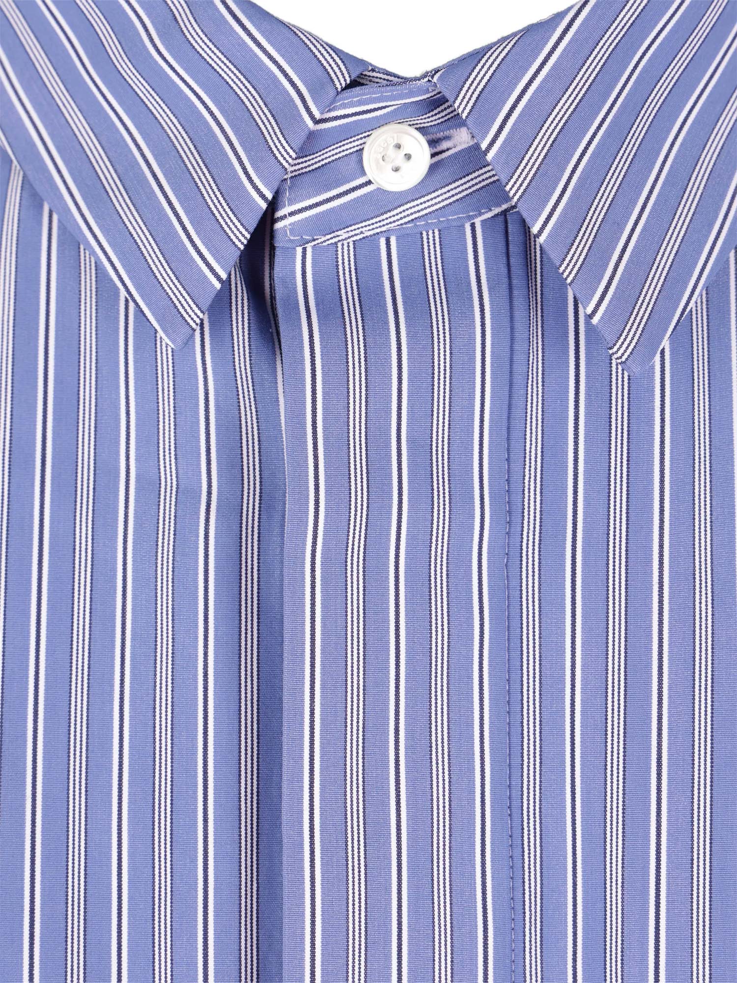 Puff-Sleeve Poplin Shirt