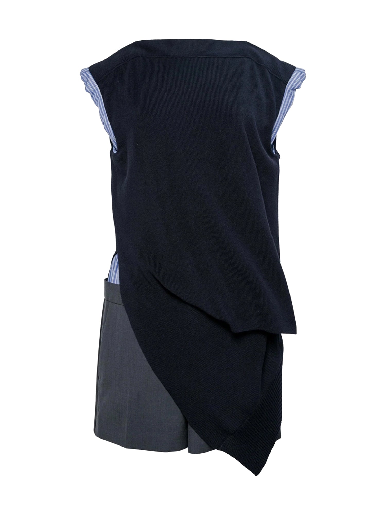 Suiting x Knit Mini Dress