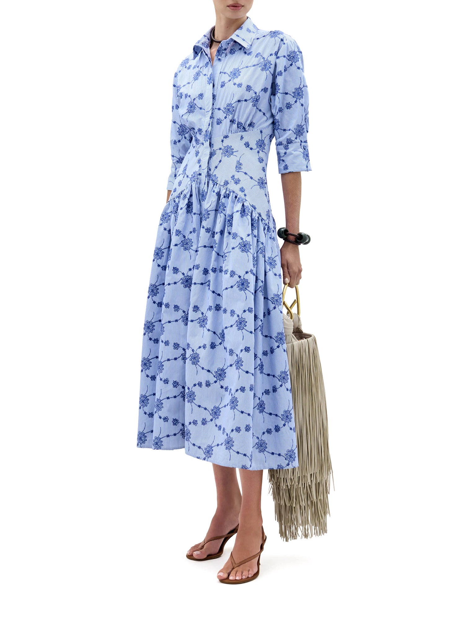Indy Embroidered Shirtdress