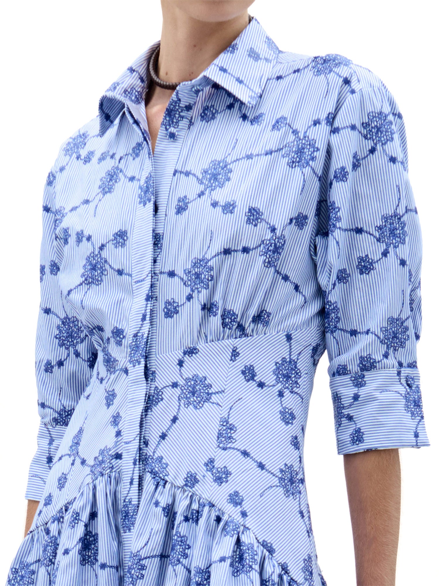 Indy Embroidered Shirtdress