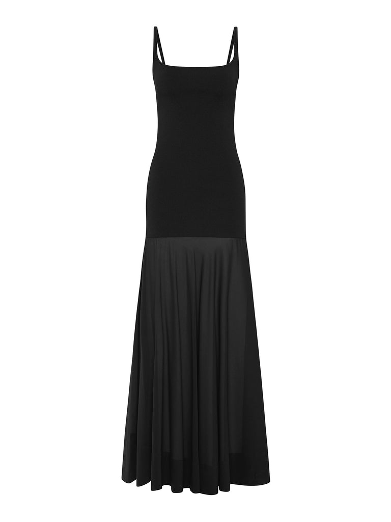 st agni sheer dress St. Agni Sheer Silk Circle Hem Dress