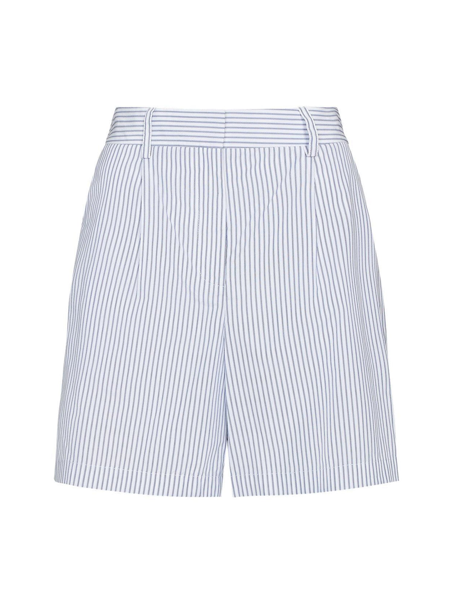 Henry St Shorts in Microhairline Stripe