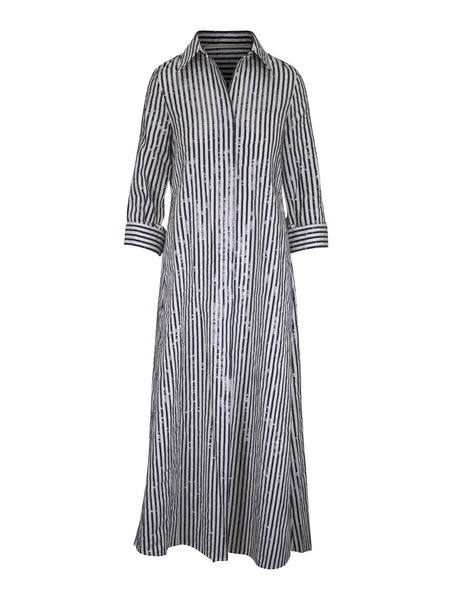 striped shirt dress amazon Amazon Essentials blue and white striped shirt dress review