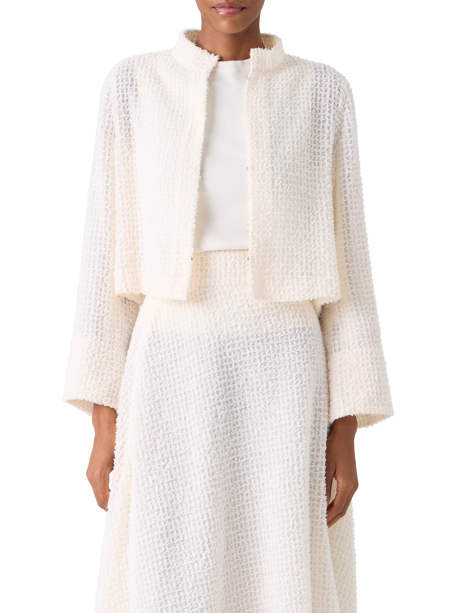 Hockney Cropped Fringed Bolero Jacket