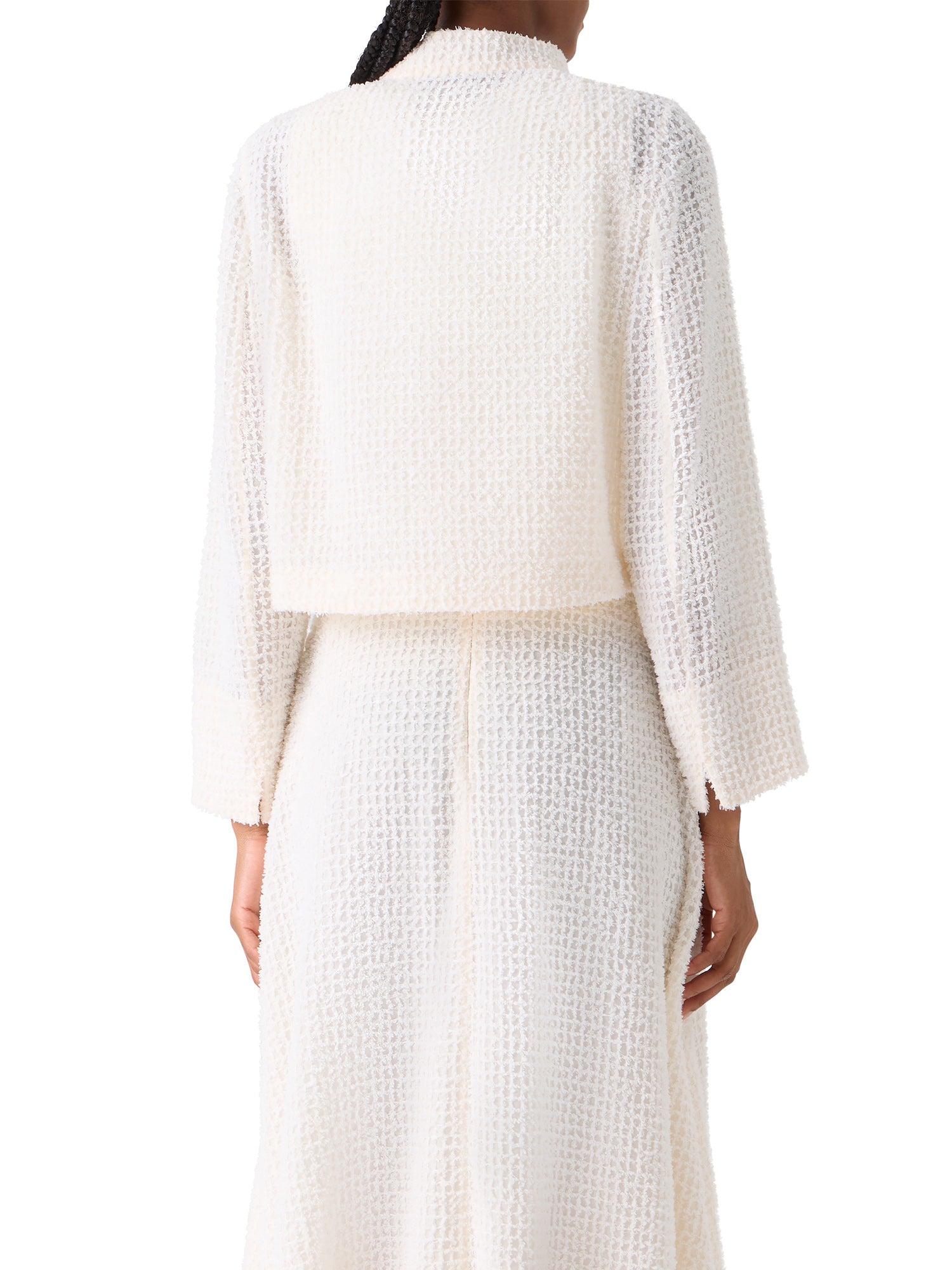 Hockney Cropped Fringed Bolero Jacket