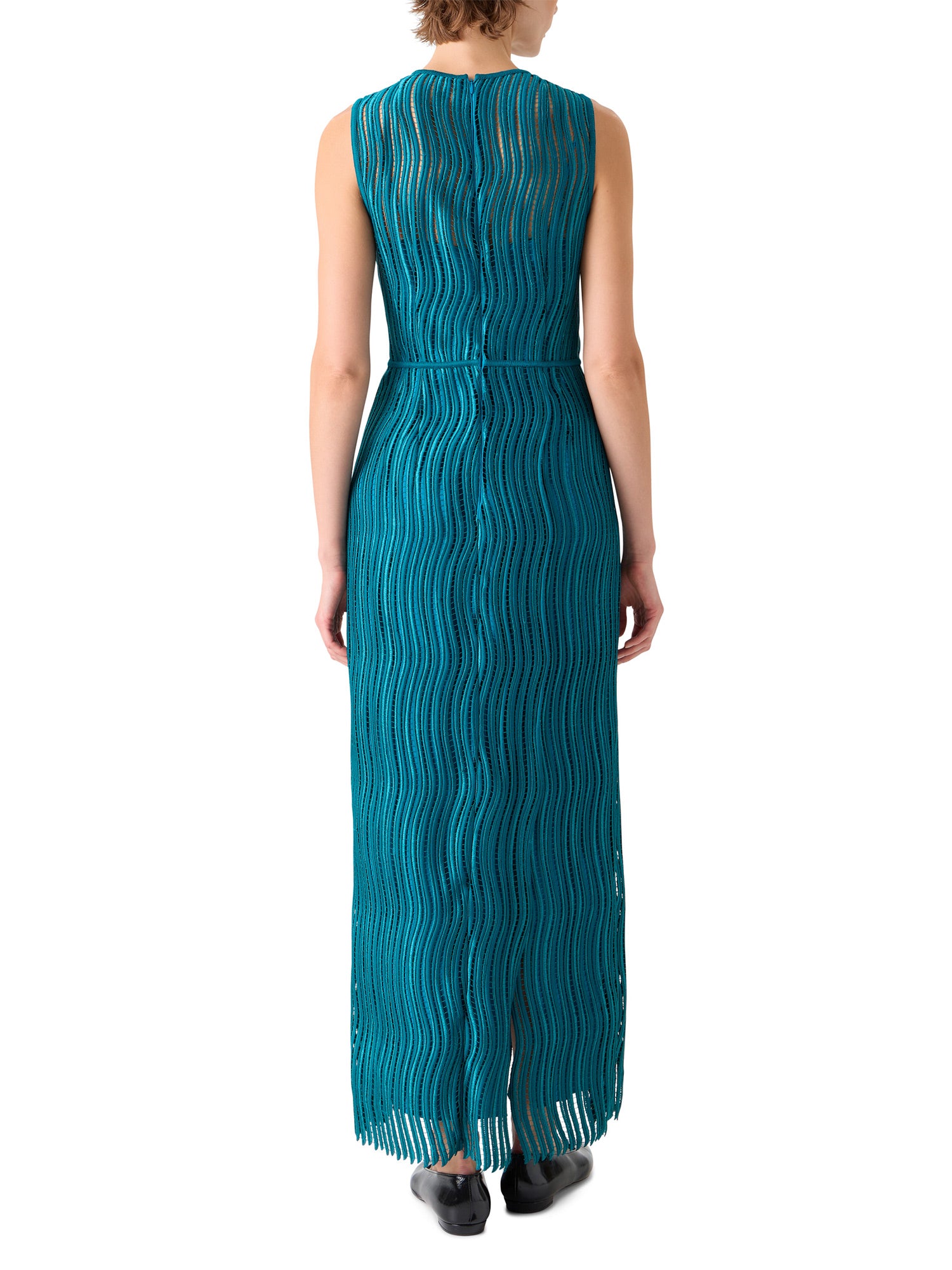 Wave Guipure Sheath Dress