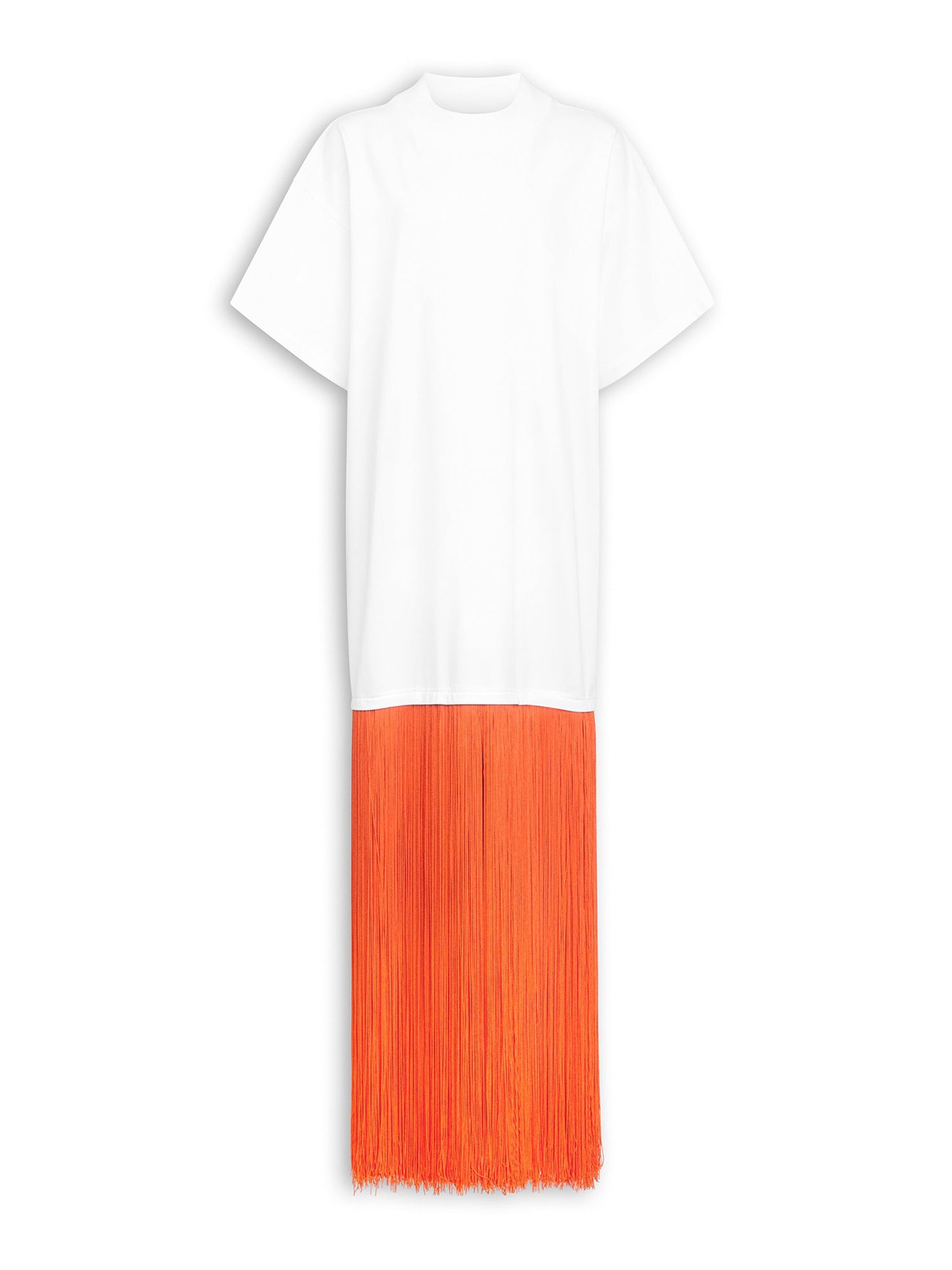 Fringed Cotton T-Shirt