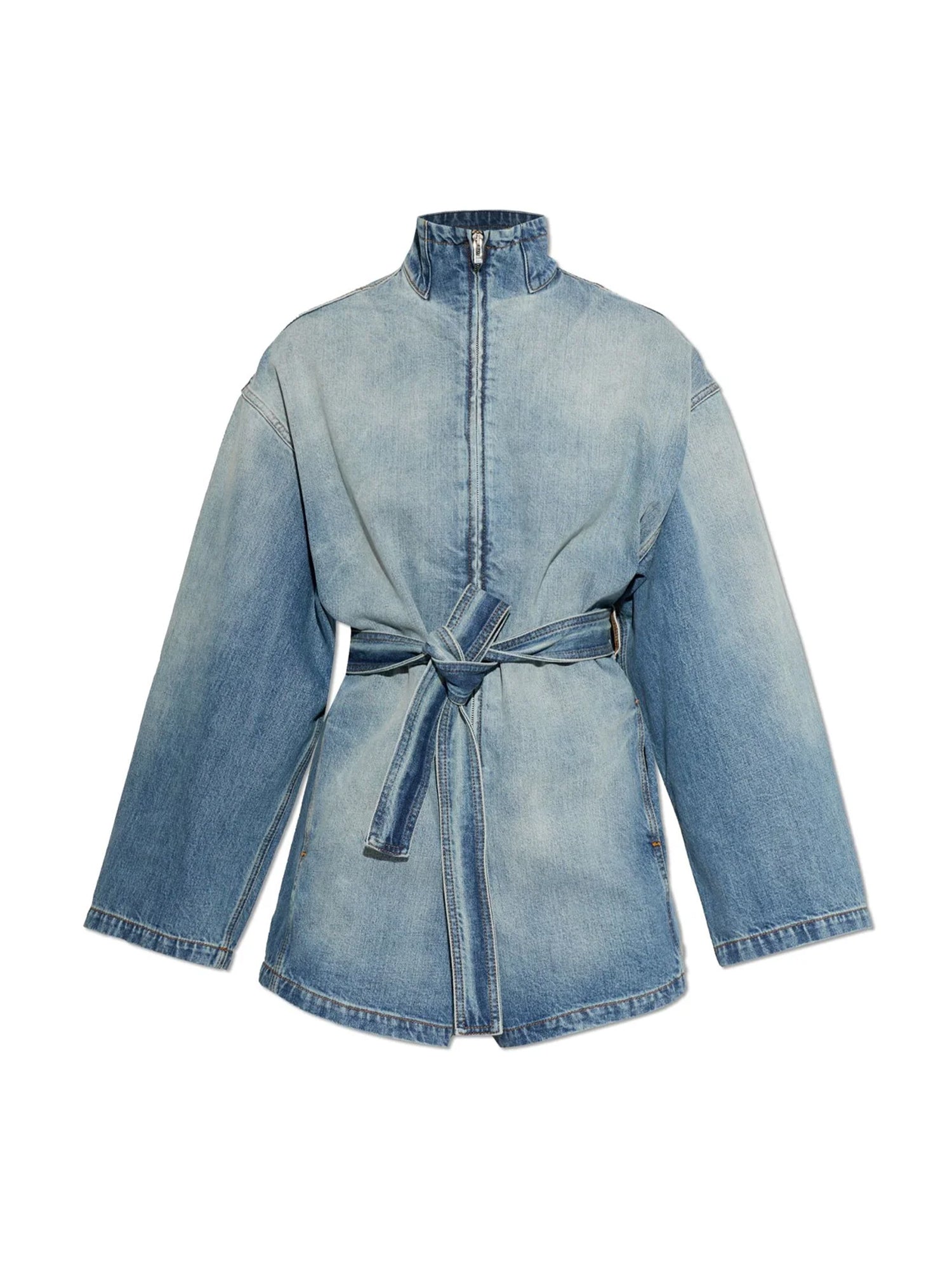 ALAÏA | Zip-Up Denim Romper – Kirna Zabête