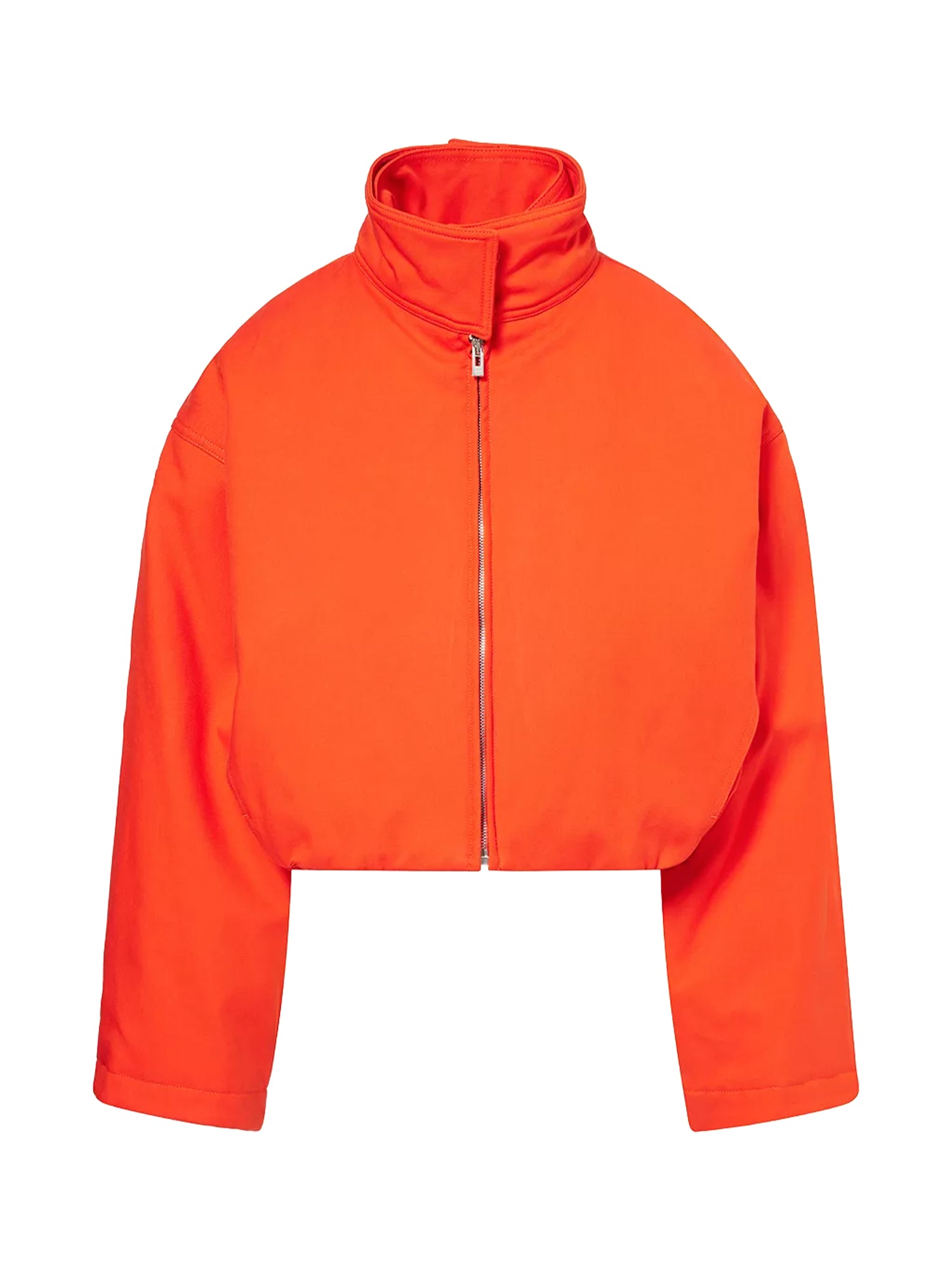 Layered Cotton Bomber Jacket