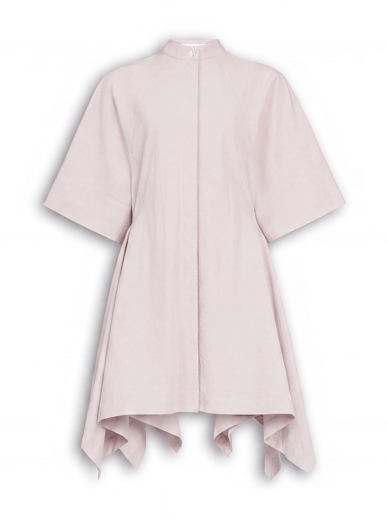 Nylon Panelled Mini Dress