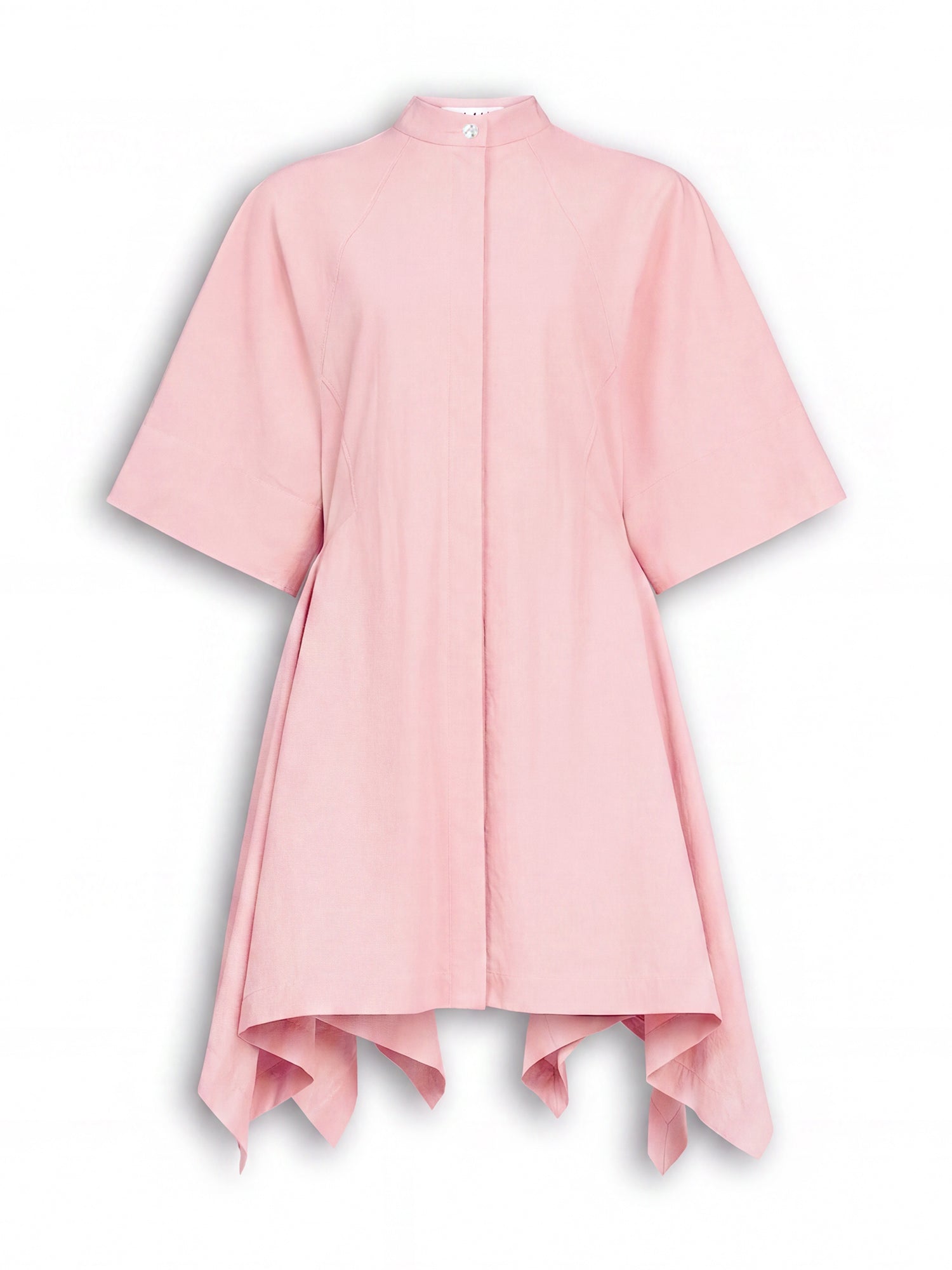 Nylon Panelled Mini Dress