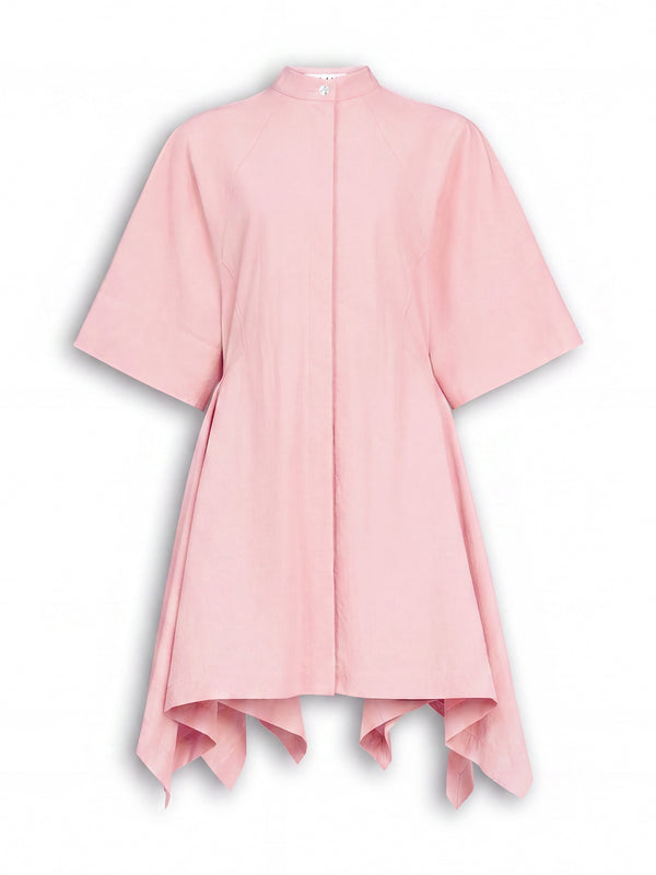 Nylon Panelled Mini Dress