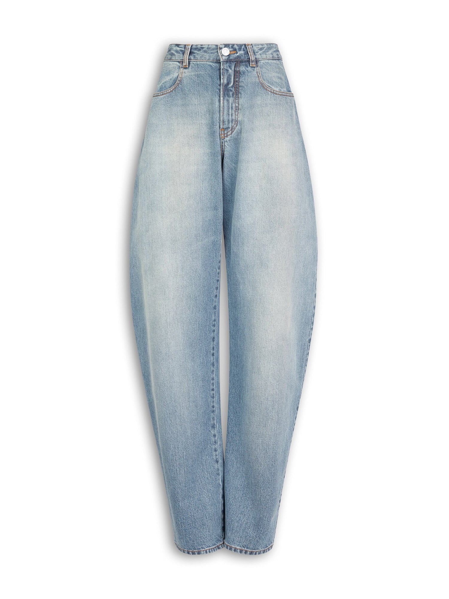 Low-Waist Round Jeans