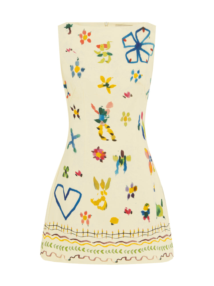 mini a-line dress Beyond Yoga The Line Ribbed Mini Dress main image 0