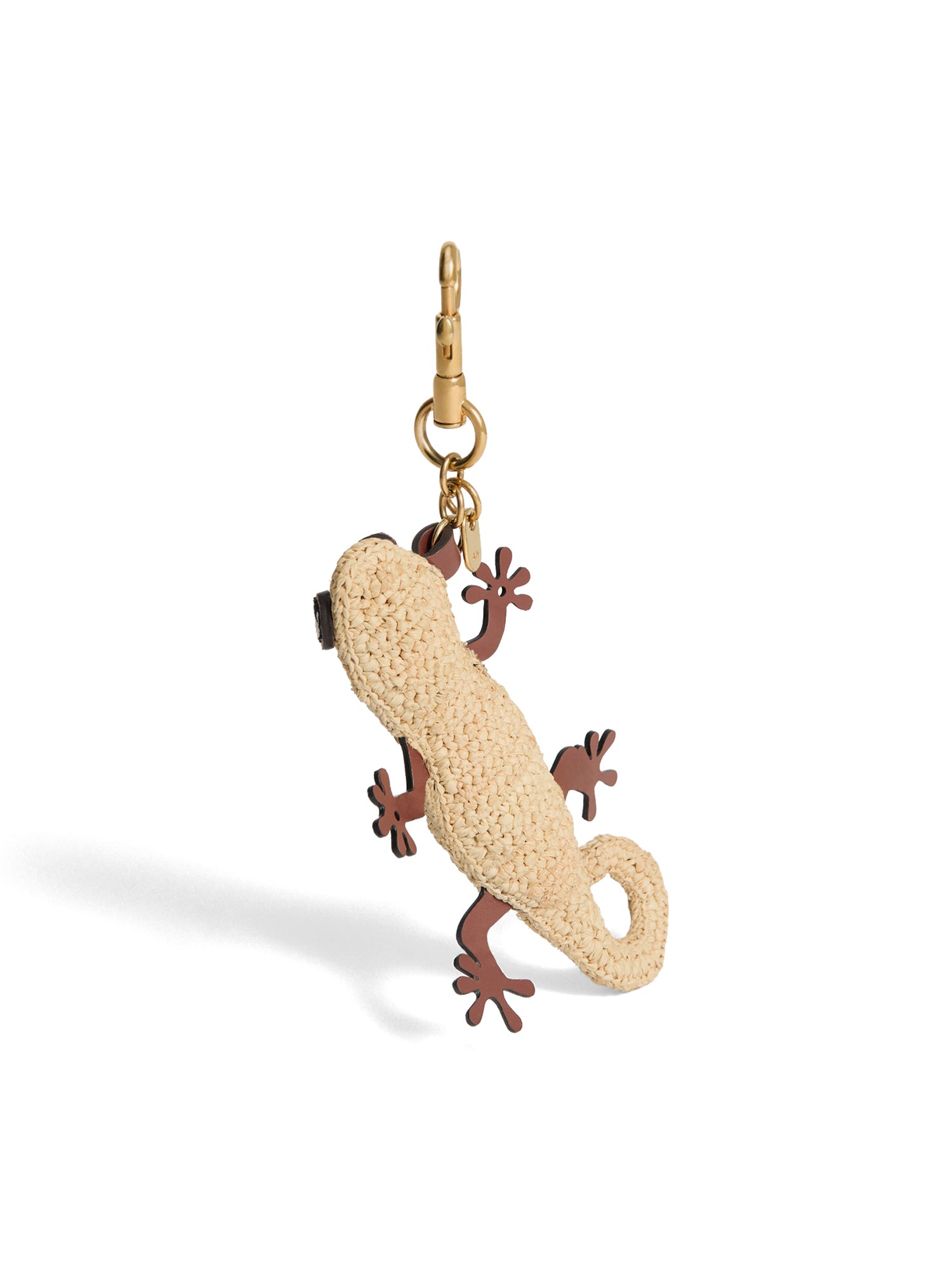 Raffia Gecko Charm