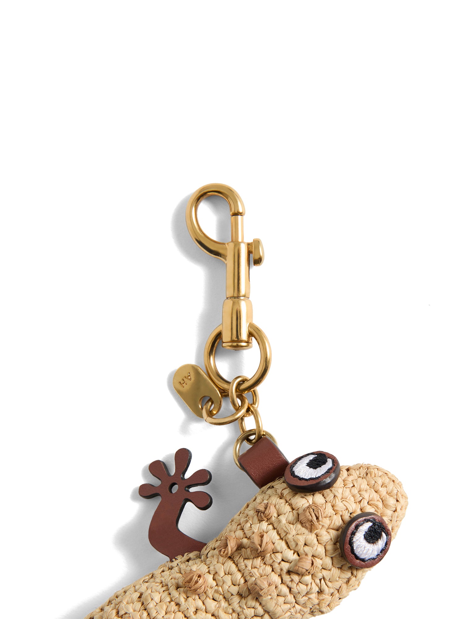 Raffia Gecko Charm