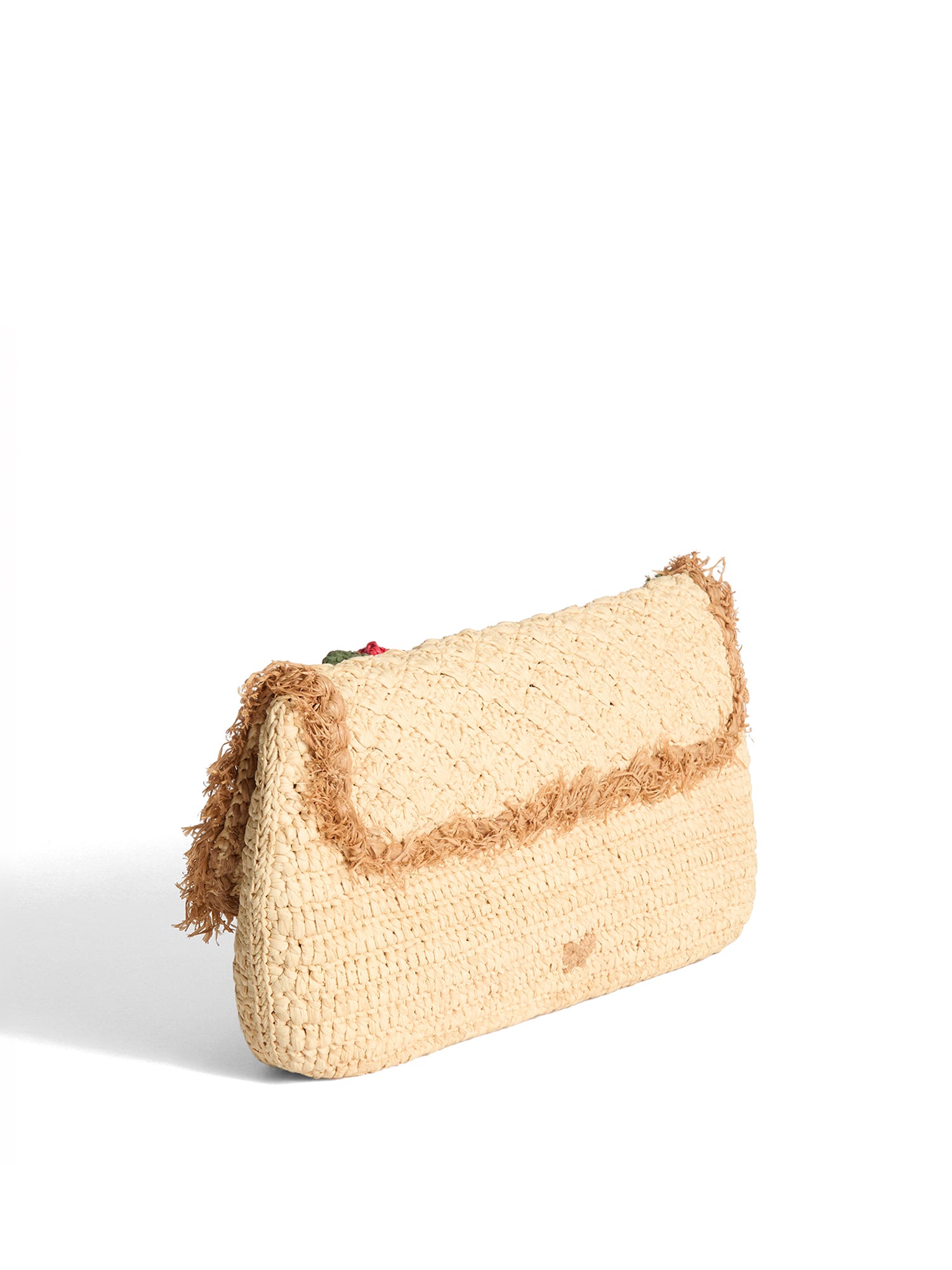 Raffia Cactus Clutch