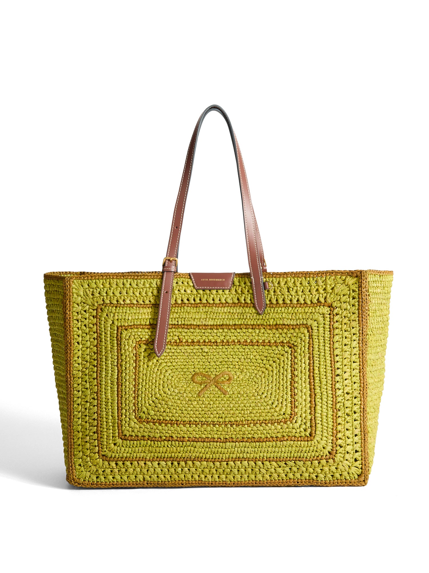Raffia E/W Bow Tote