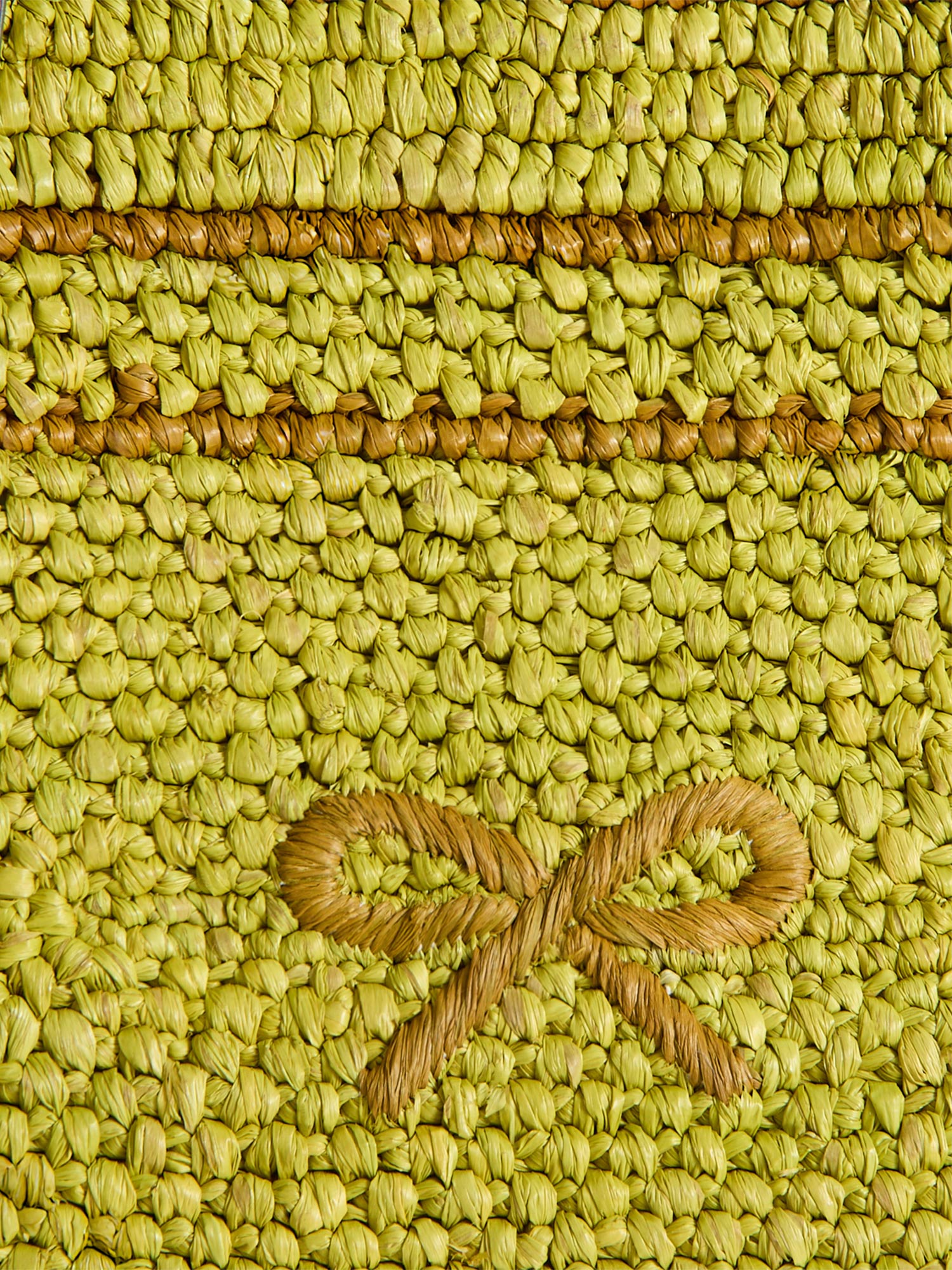 Raffia E/W Bow Tote