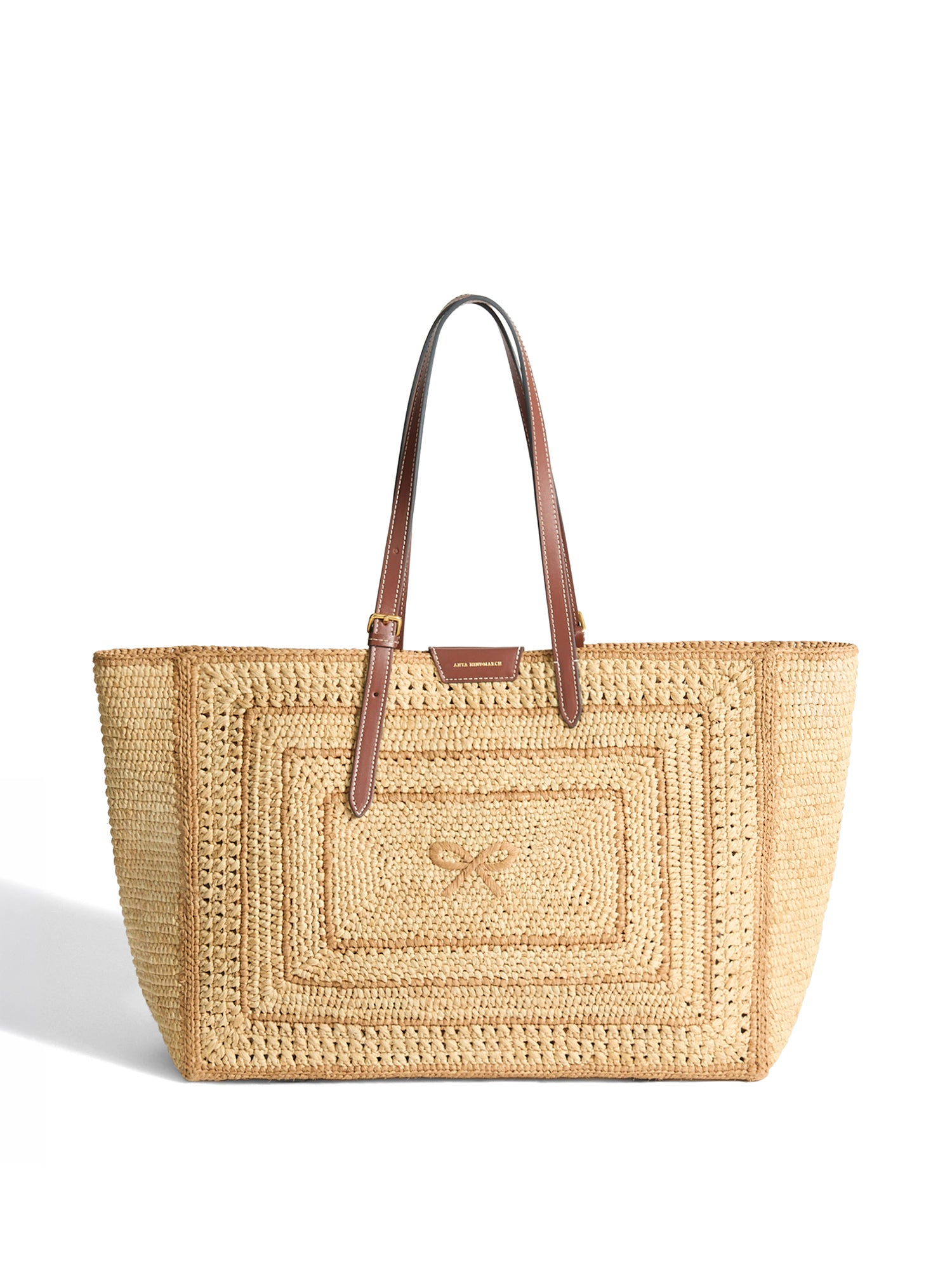 Raffia E/W Bow Tote