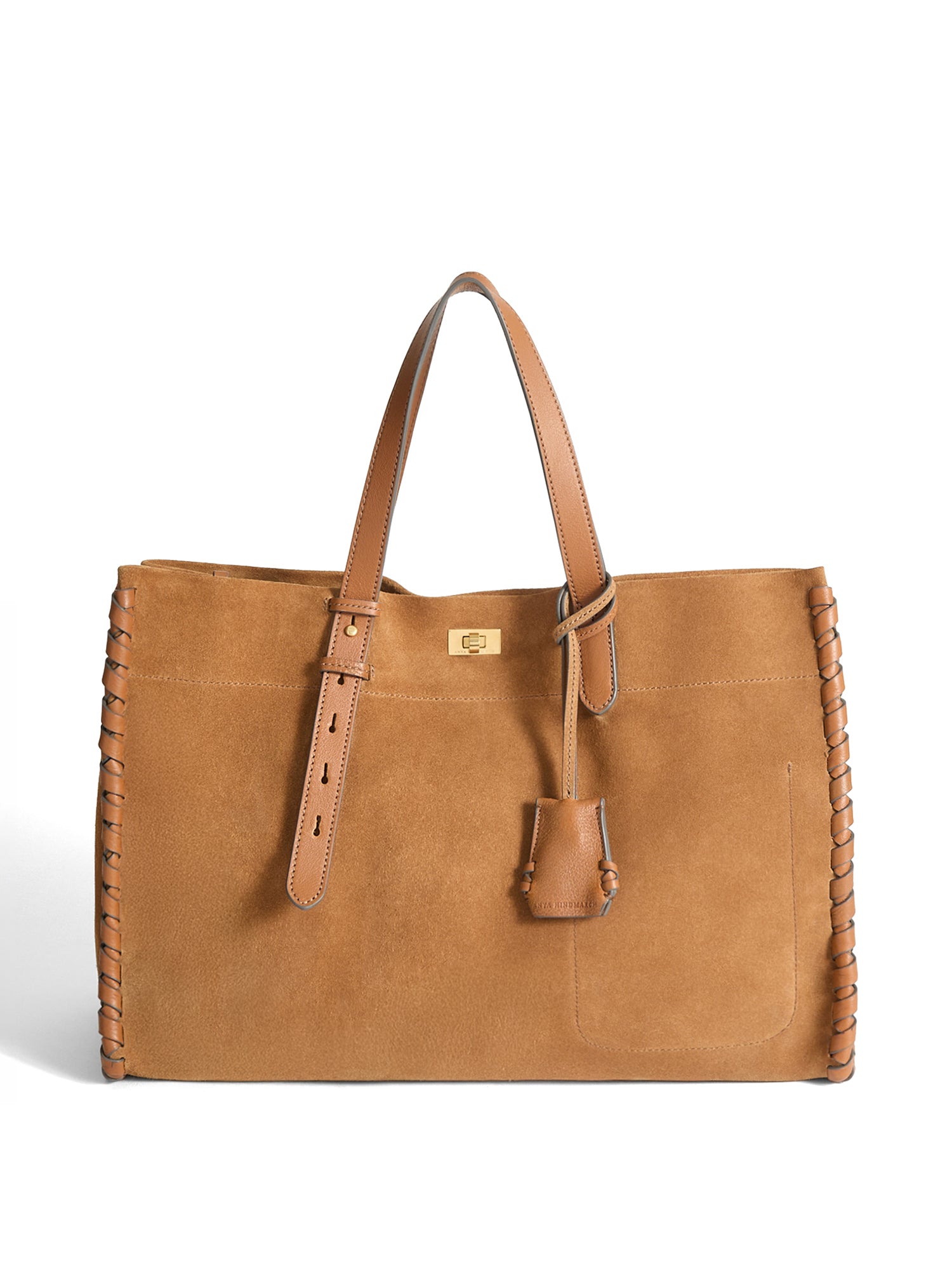 Mortimer Suede Whipstitch Tote