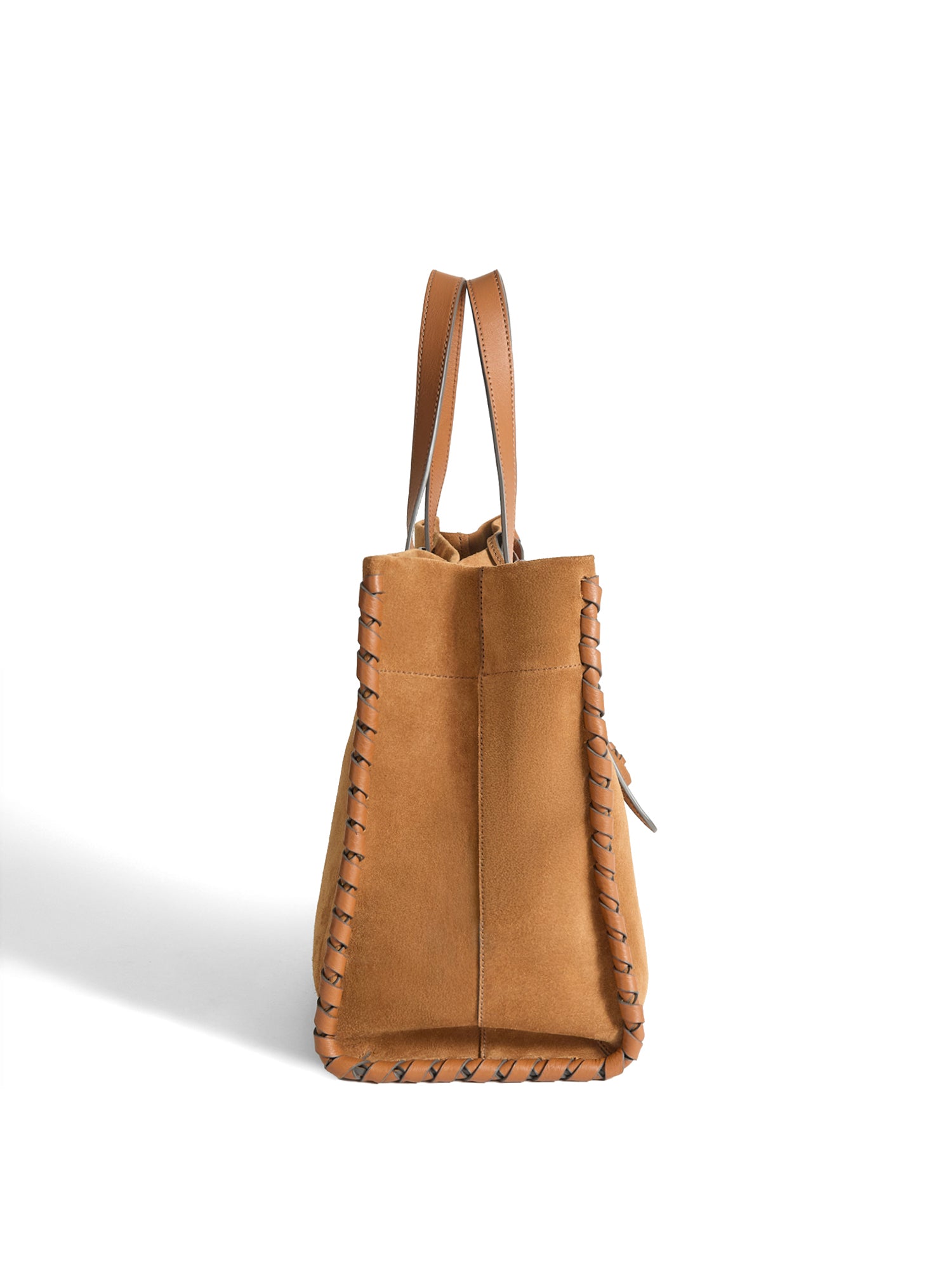 Mortimer Suede Whipstitch Tote