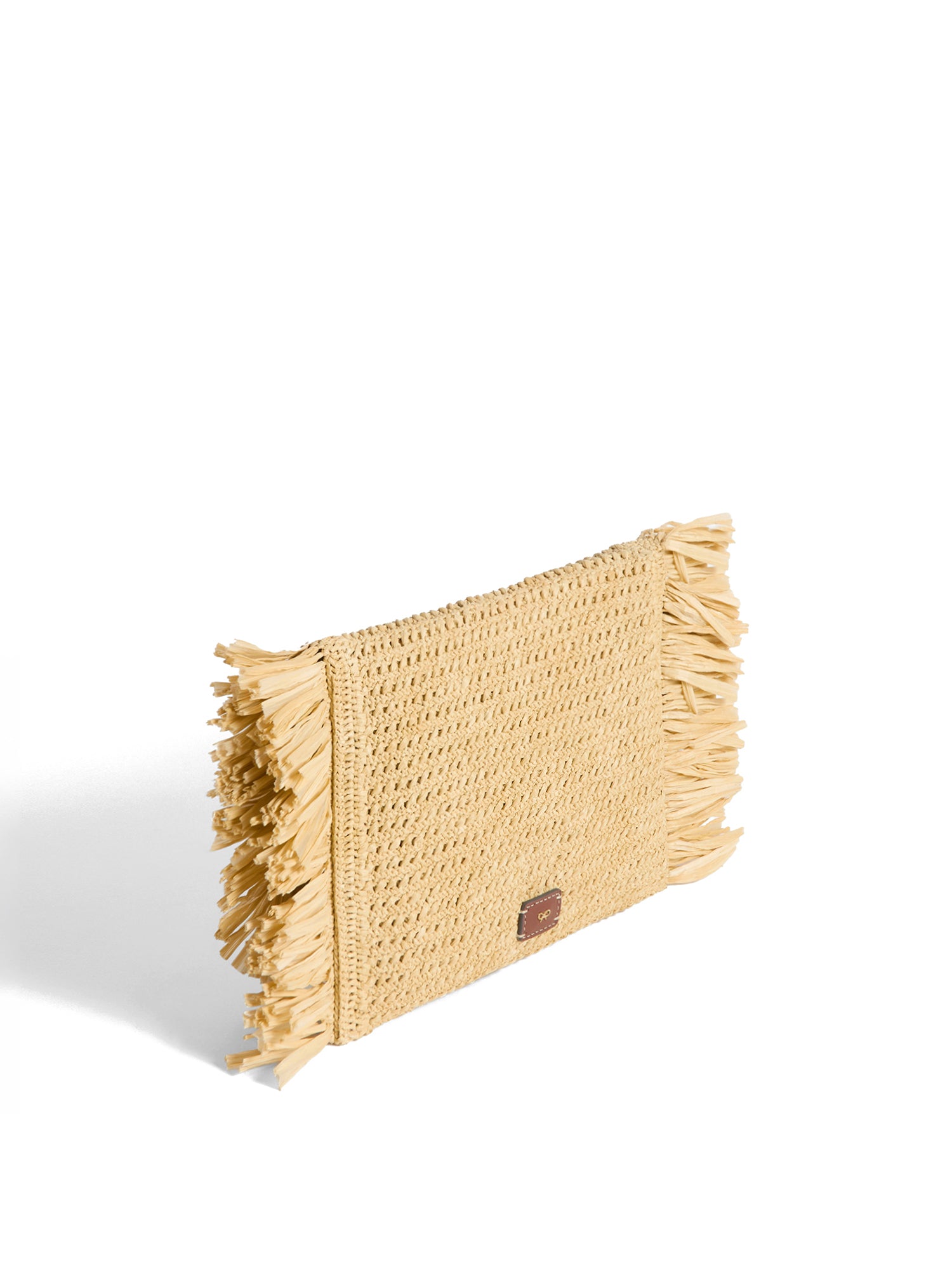 Raffia Oversized Clutch