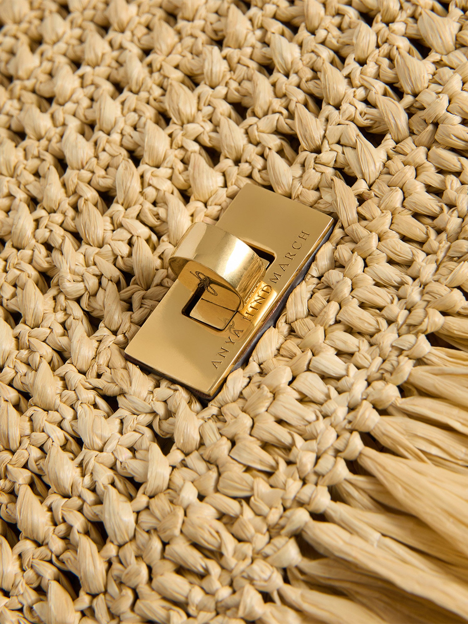 Raffia Oversized Clutch